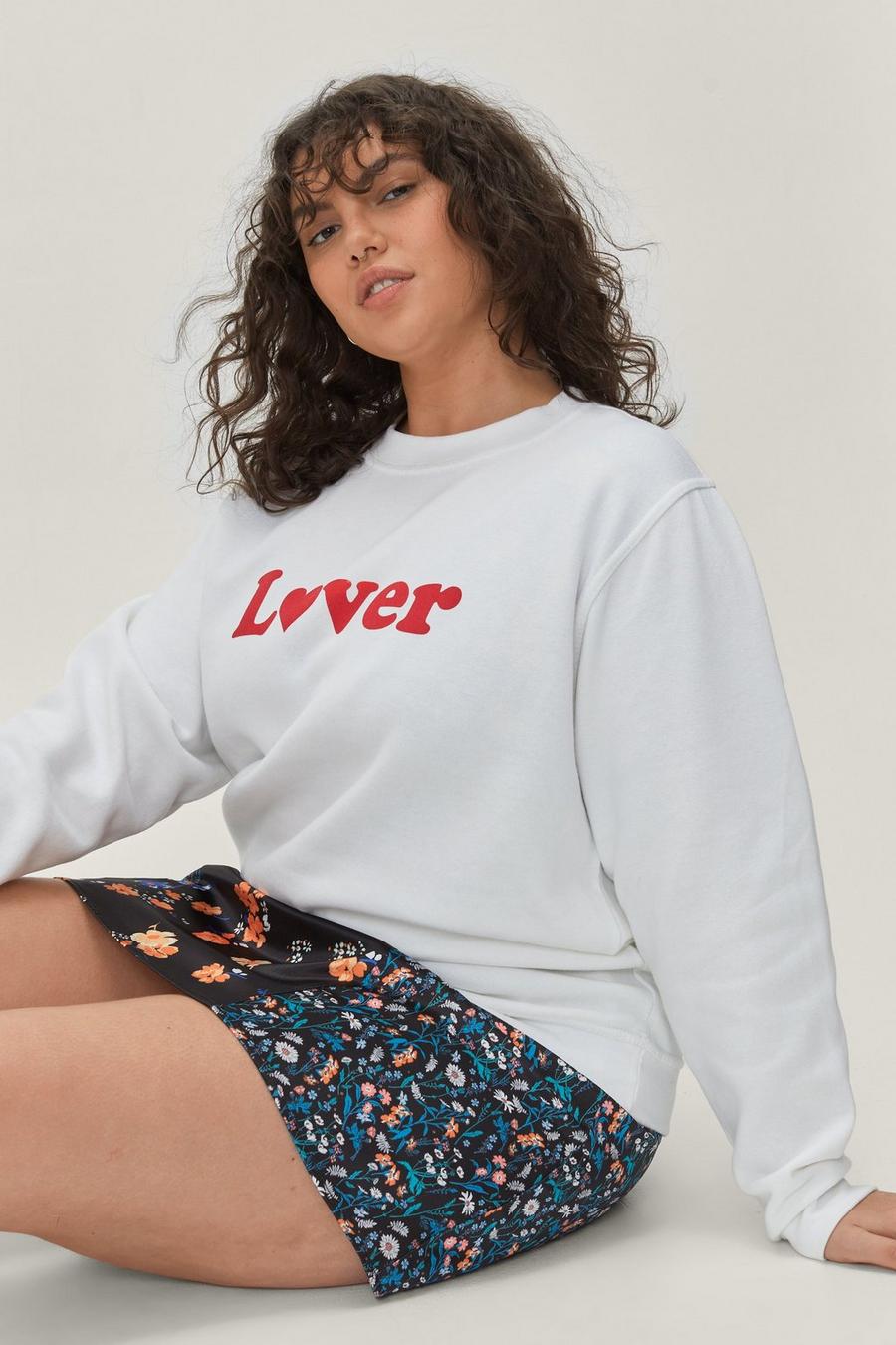 Lover Oversized Graphic Sweatshirt