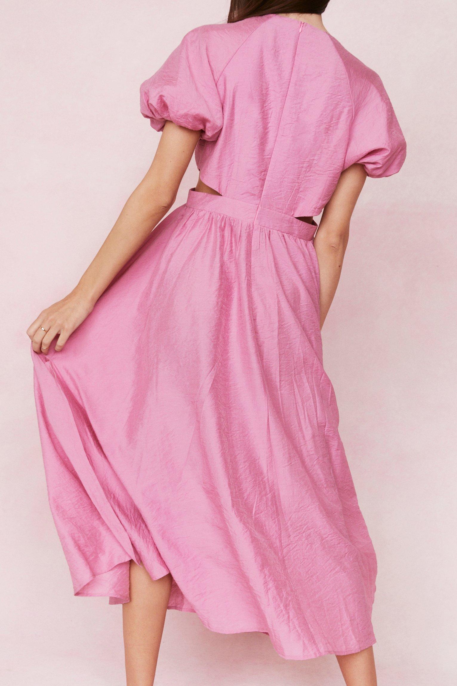 Pink Puff Sleeve Maxi Dress Dresses Images 2022 Page 6