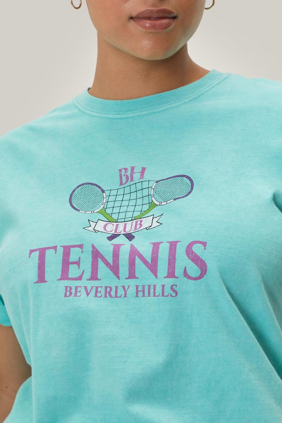 Plus Size Relaxed Tennis Graphic T-Shirt