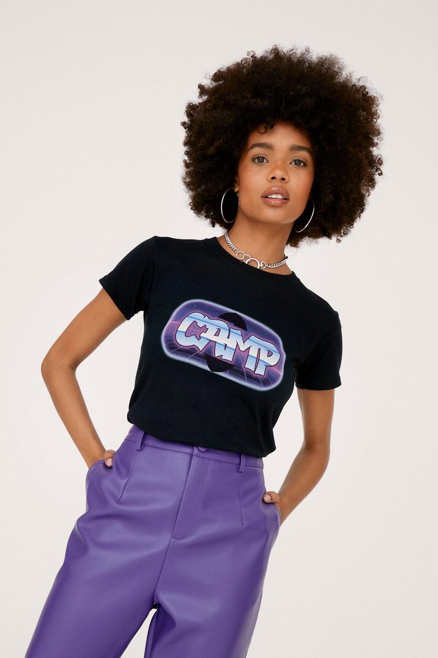 Camp Fitted Graphic T-Shirt