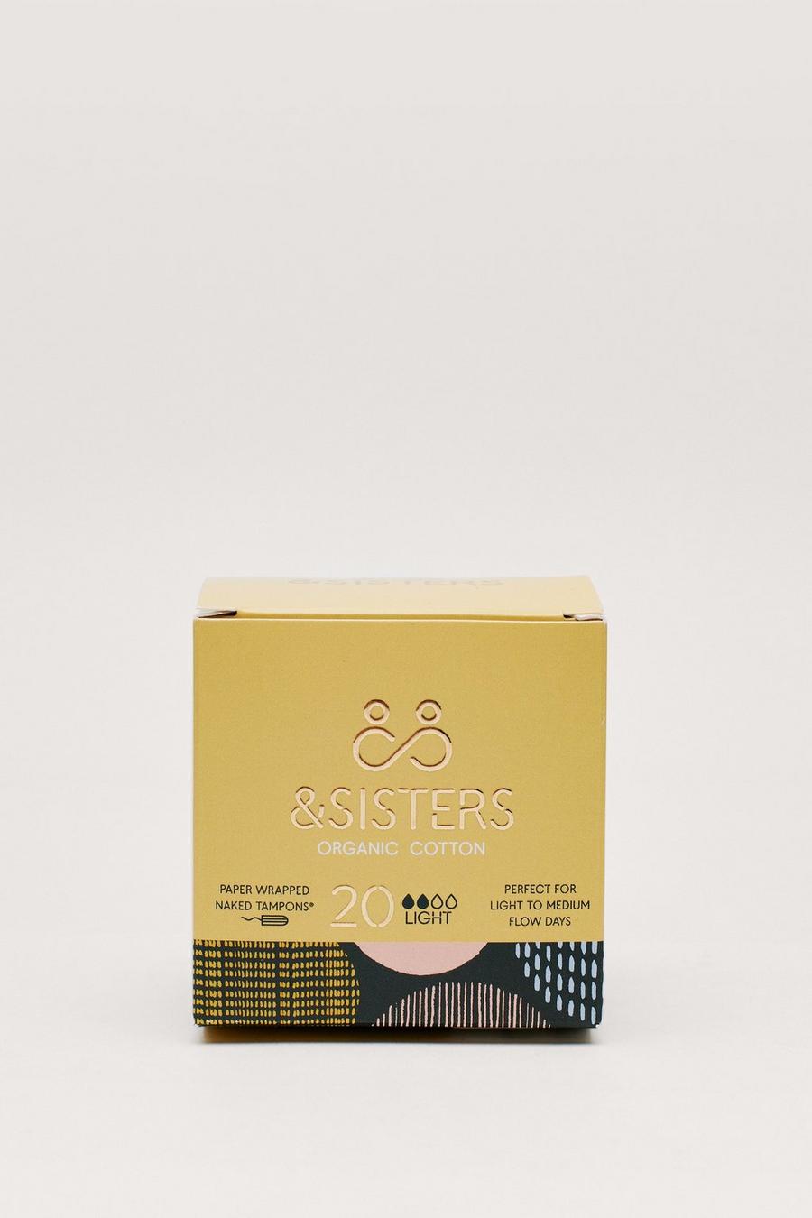 &Sisters 20 Light Organic Cotton Tampons