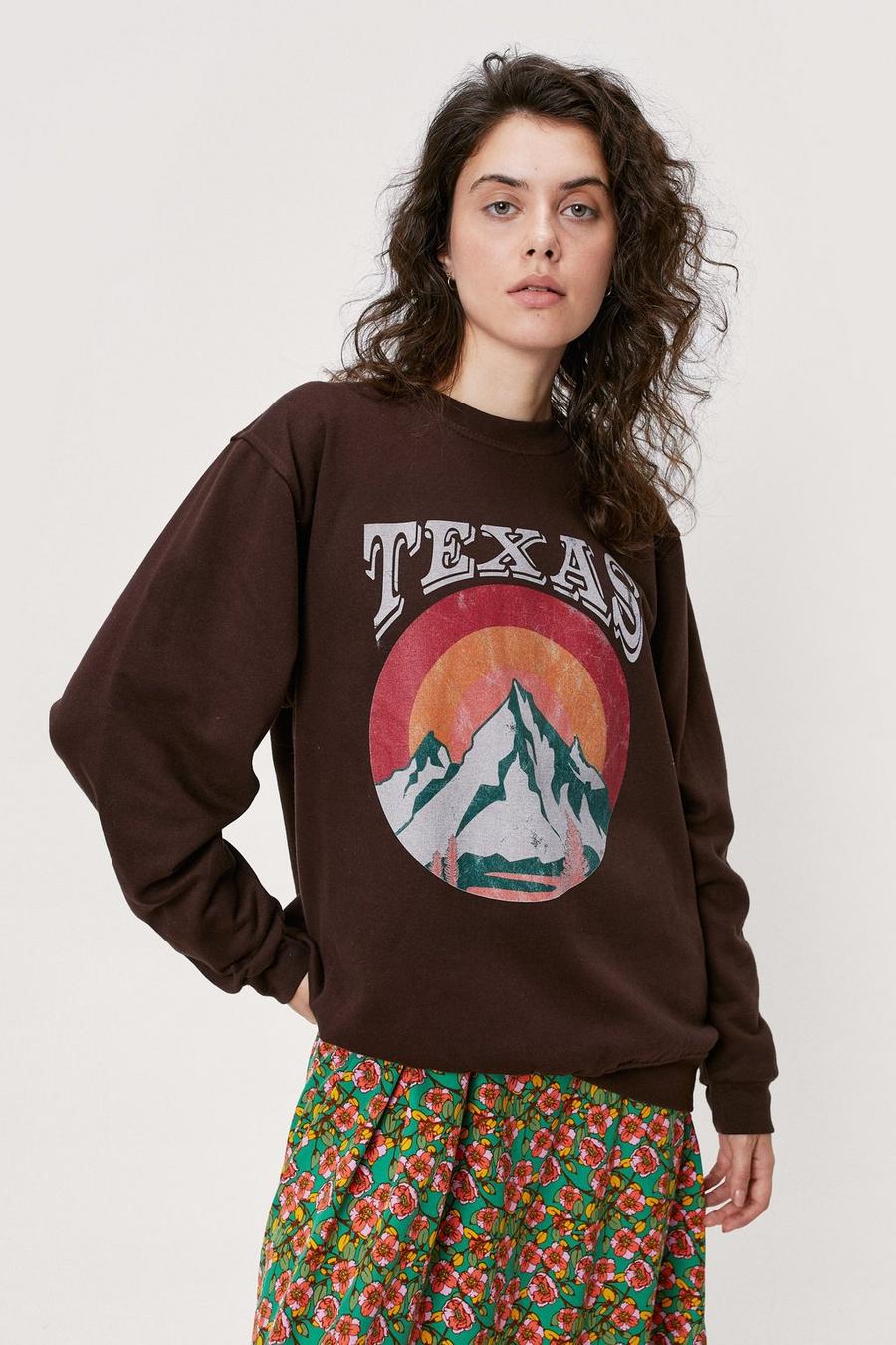 Texas Graphic Overdye Sweatshirt