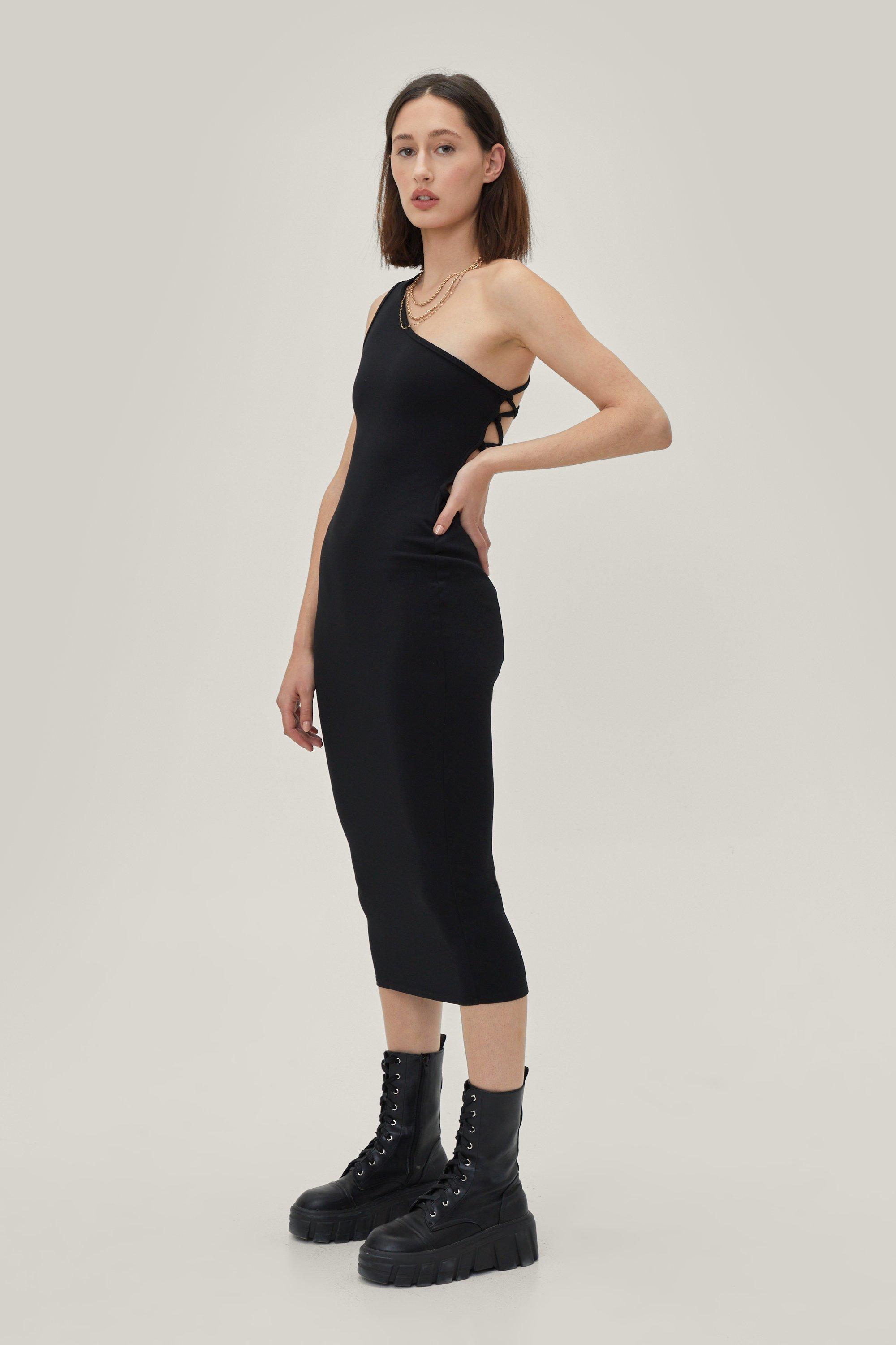 lace up dress