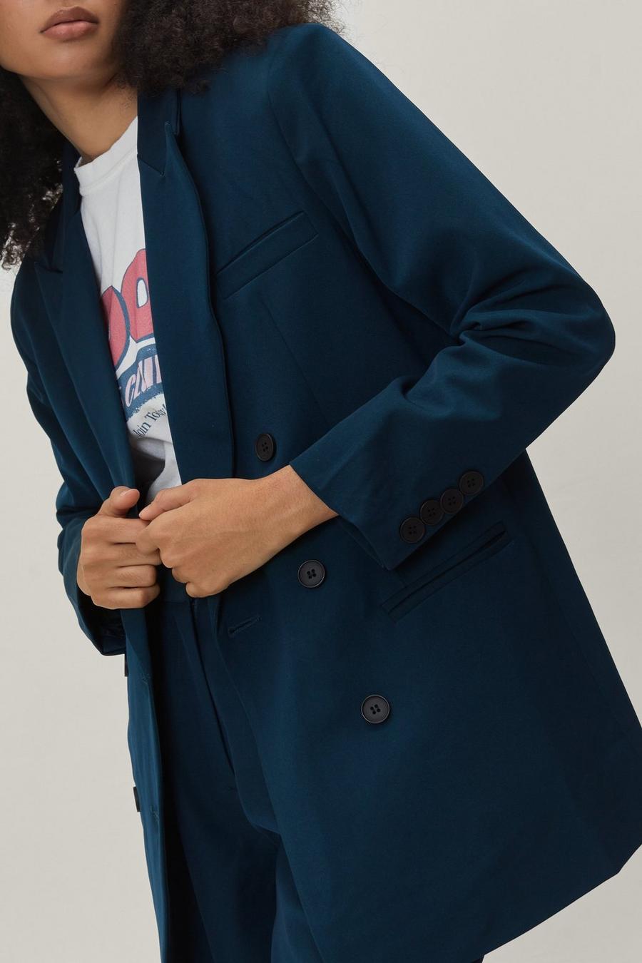 Oversized Double Breasted Tailored Jacket