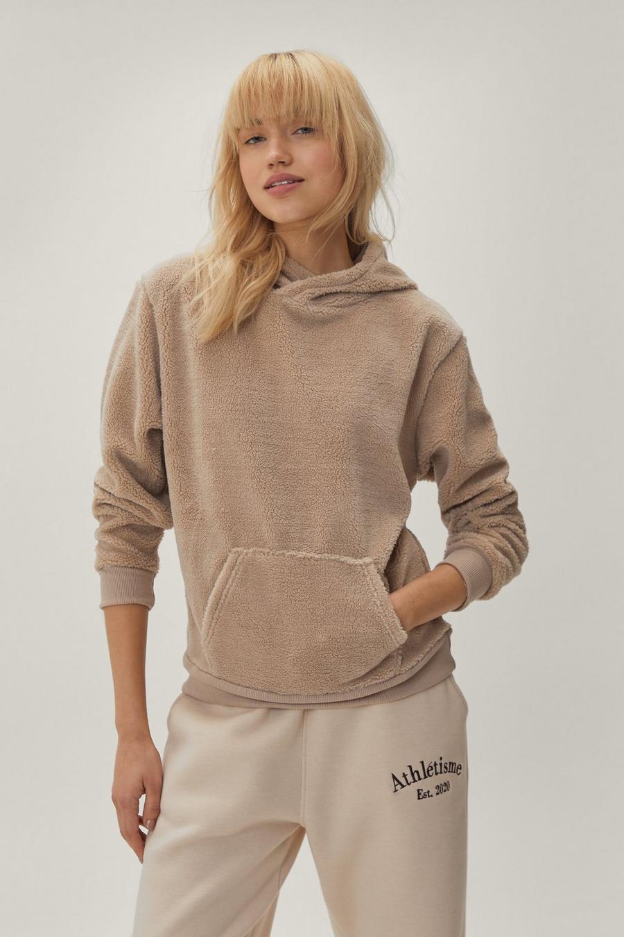 Relaxed Sherpa Hoodie
