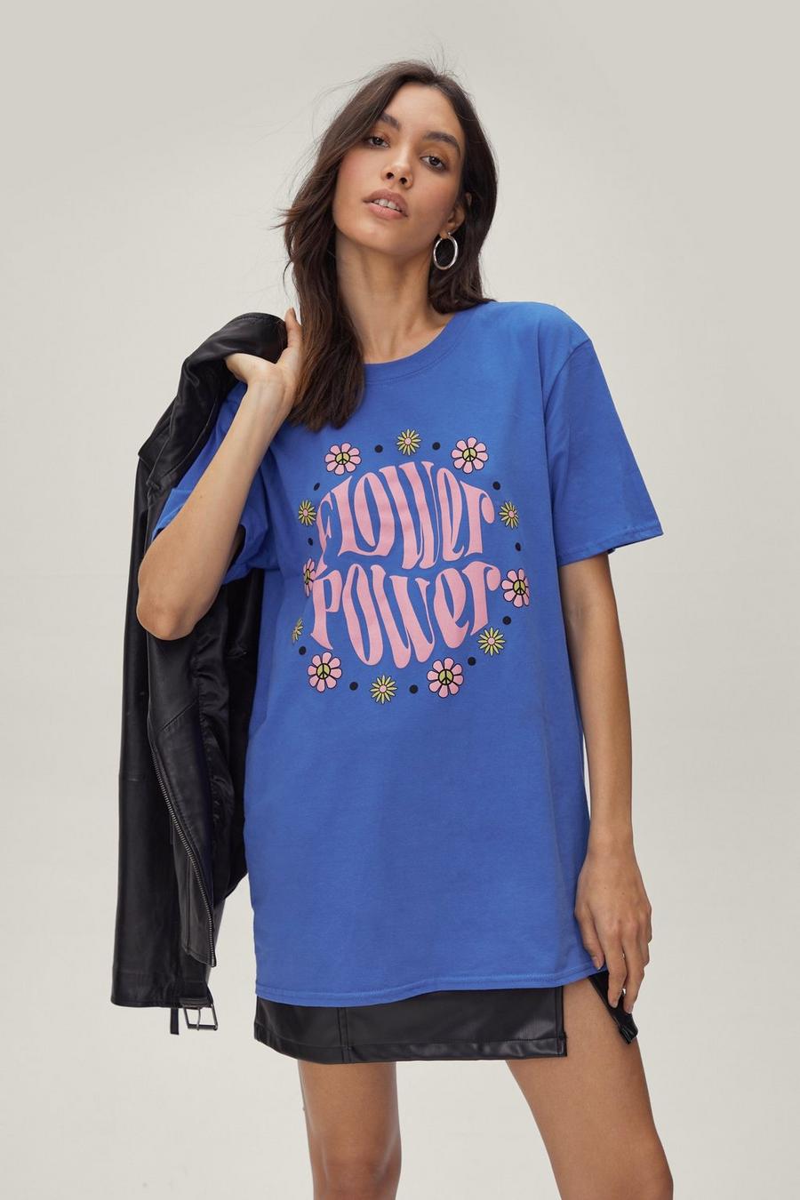 Flower Power Graphic T-shirt