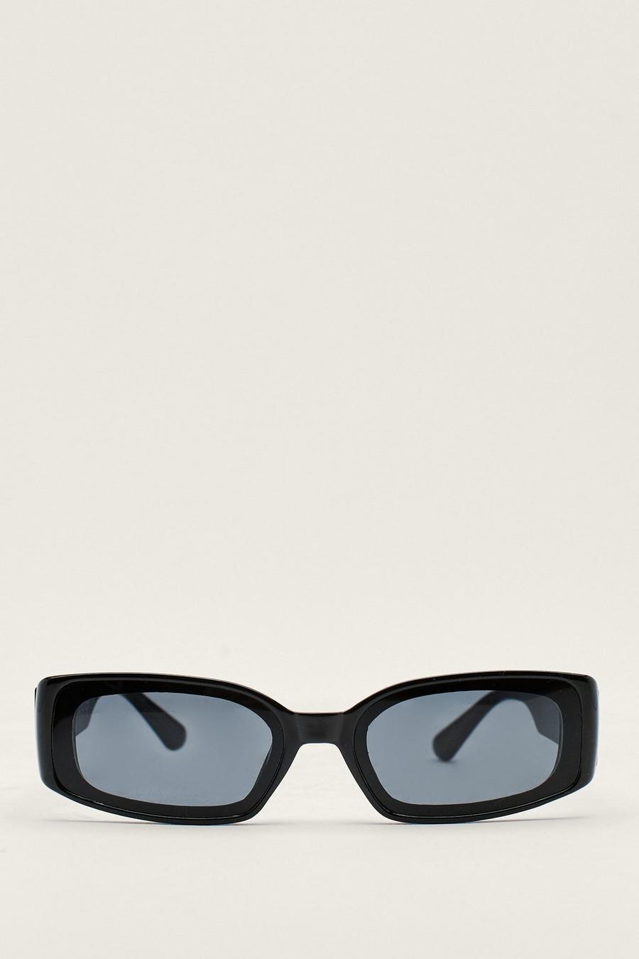 Rectangle Frame Plastic Sunglasses