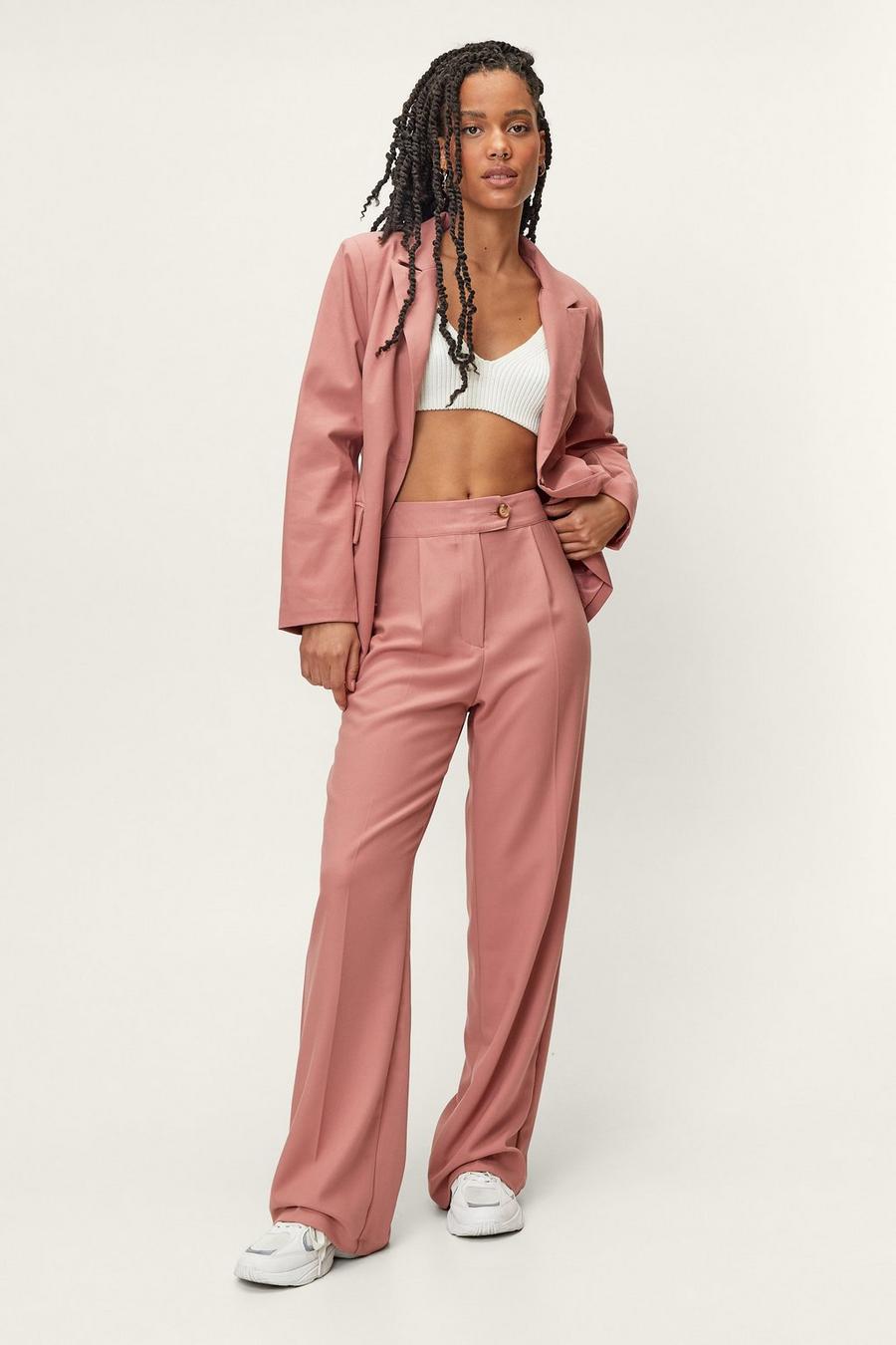 Petite Tailored Wide Leg Co-ord Pants