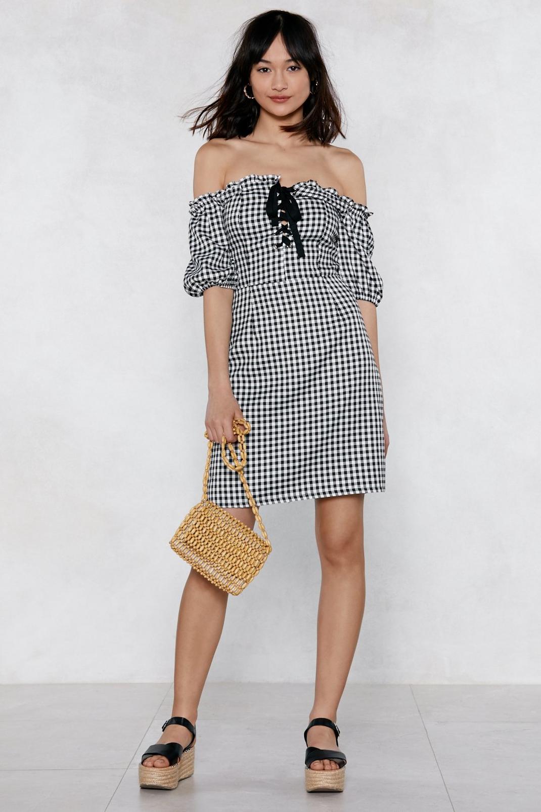 Almost Square Gingham Dress image number 1