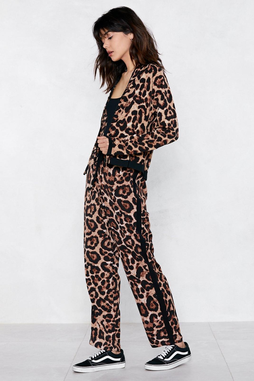 Moving On Up Leopard Pants image number 1