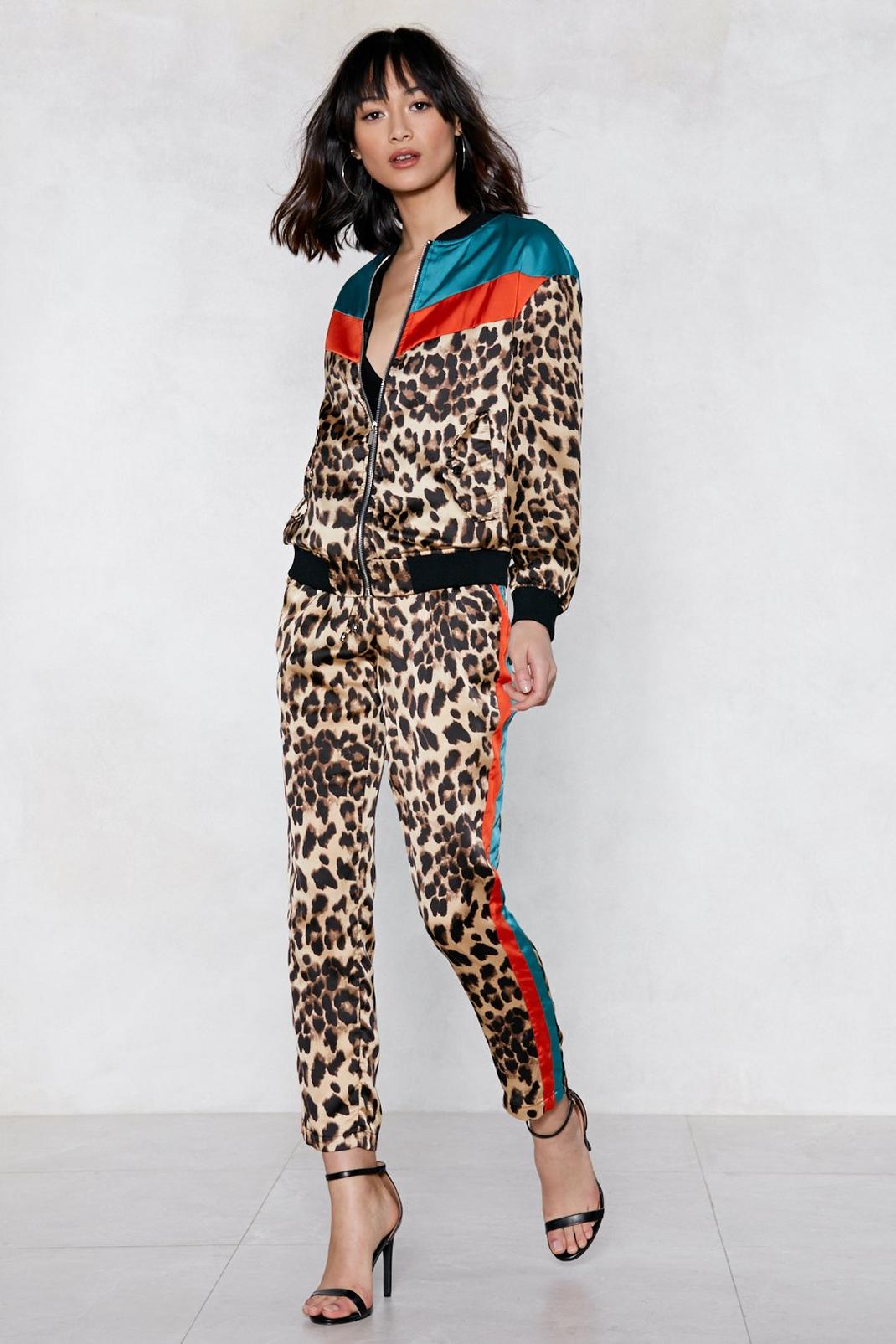 Can't Fight This Feline Leopard Pants image number 1