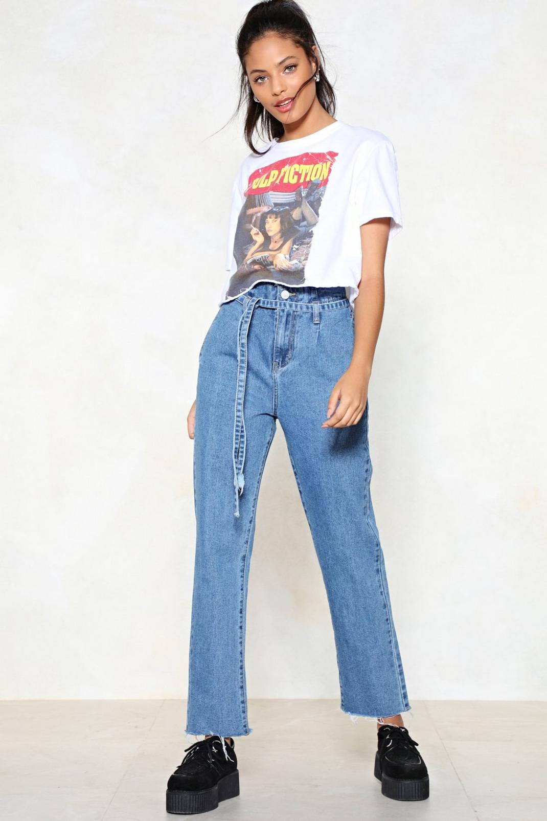 Above and Beyond Paperbag Jeans image number 1
