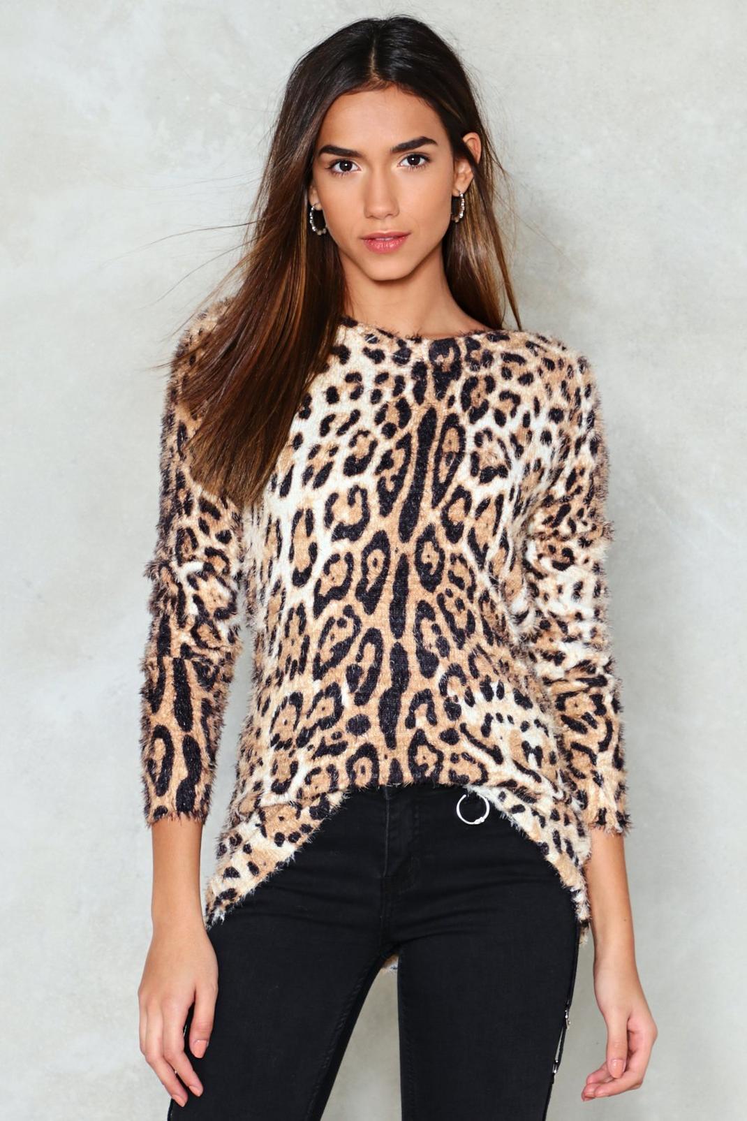 Roar Leopard Sweater image number 1