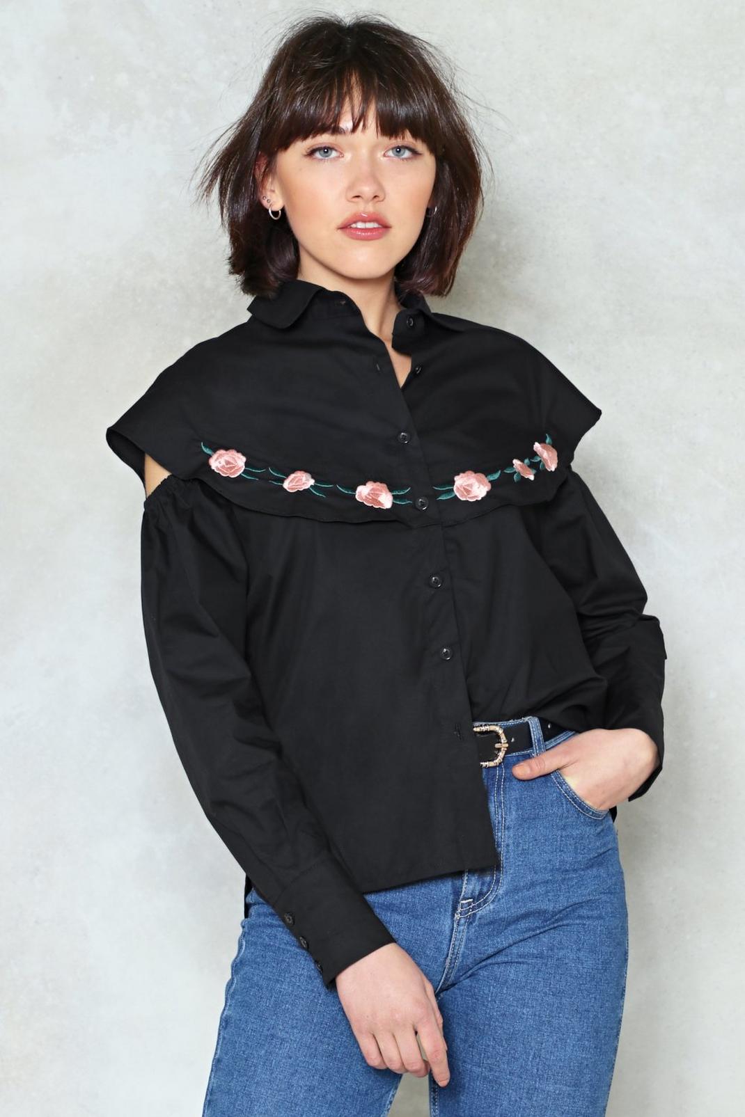 Over My Thread Embroidered Shirt image number 1