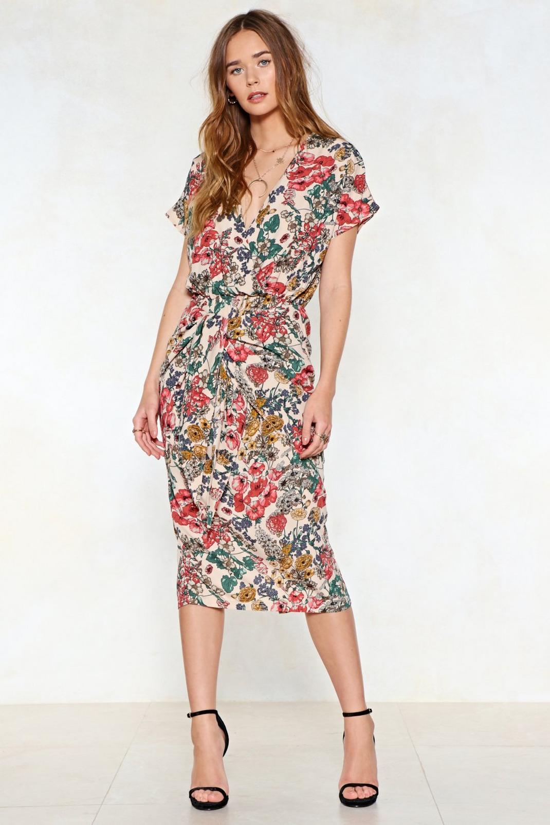 Where Did Our Love Grow Floral Dress image number 1