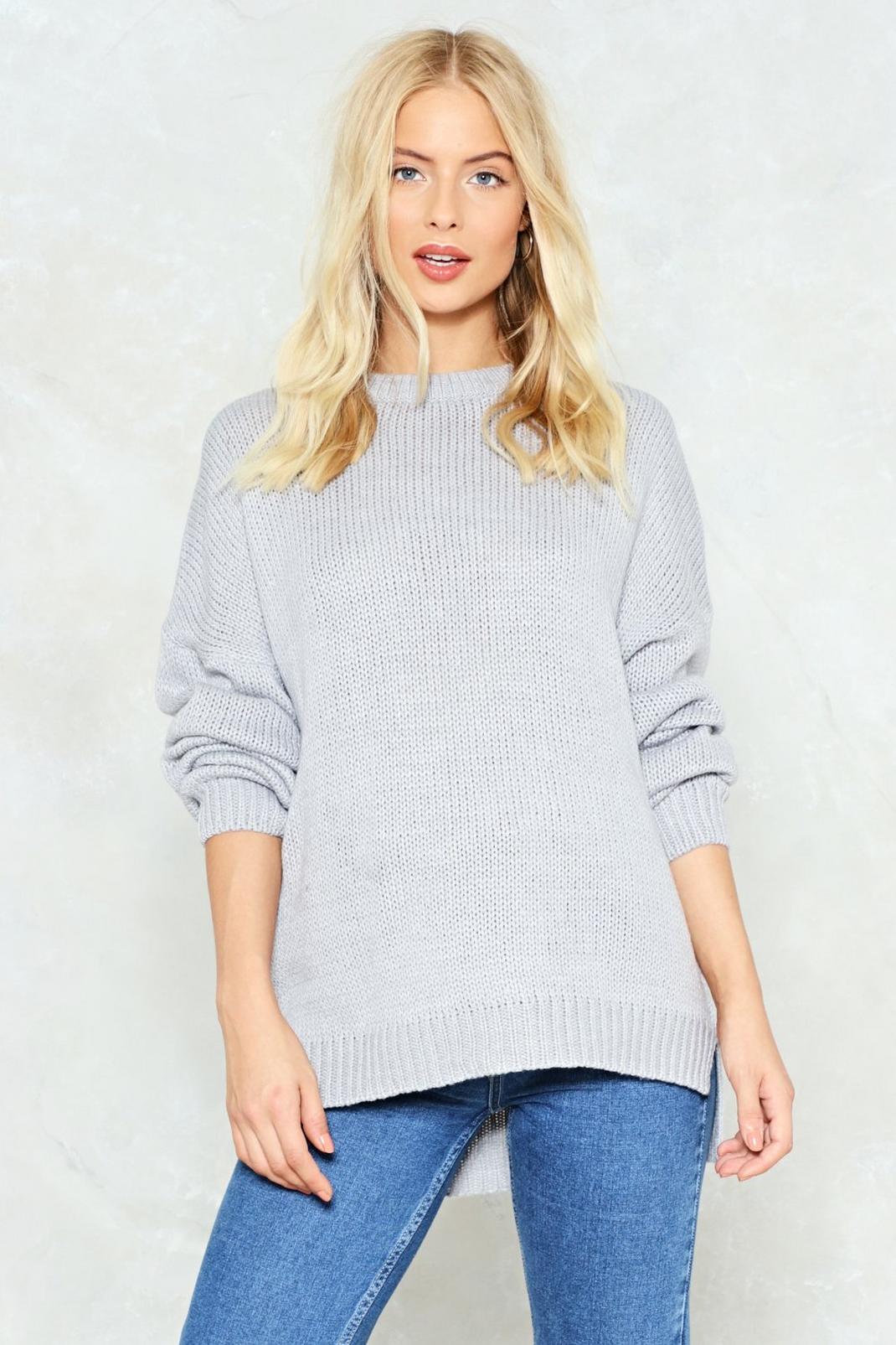If Knit For You Oversized Sweater image number 1