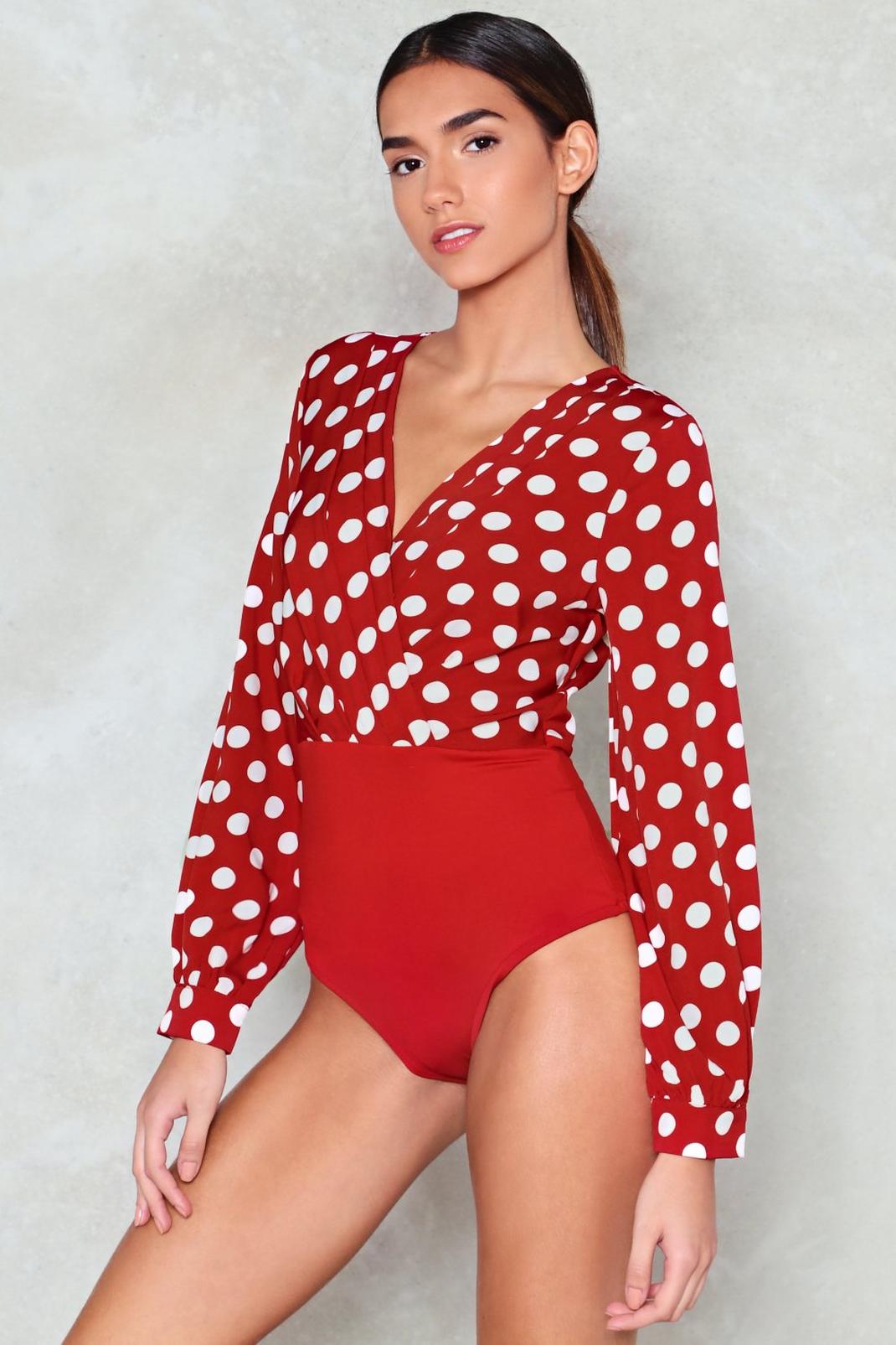 Spot to Worry Polka Dot Bodysuit image number 1