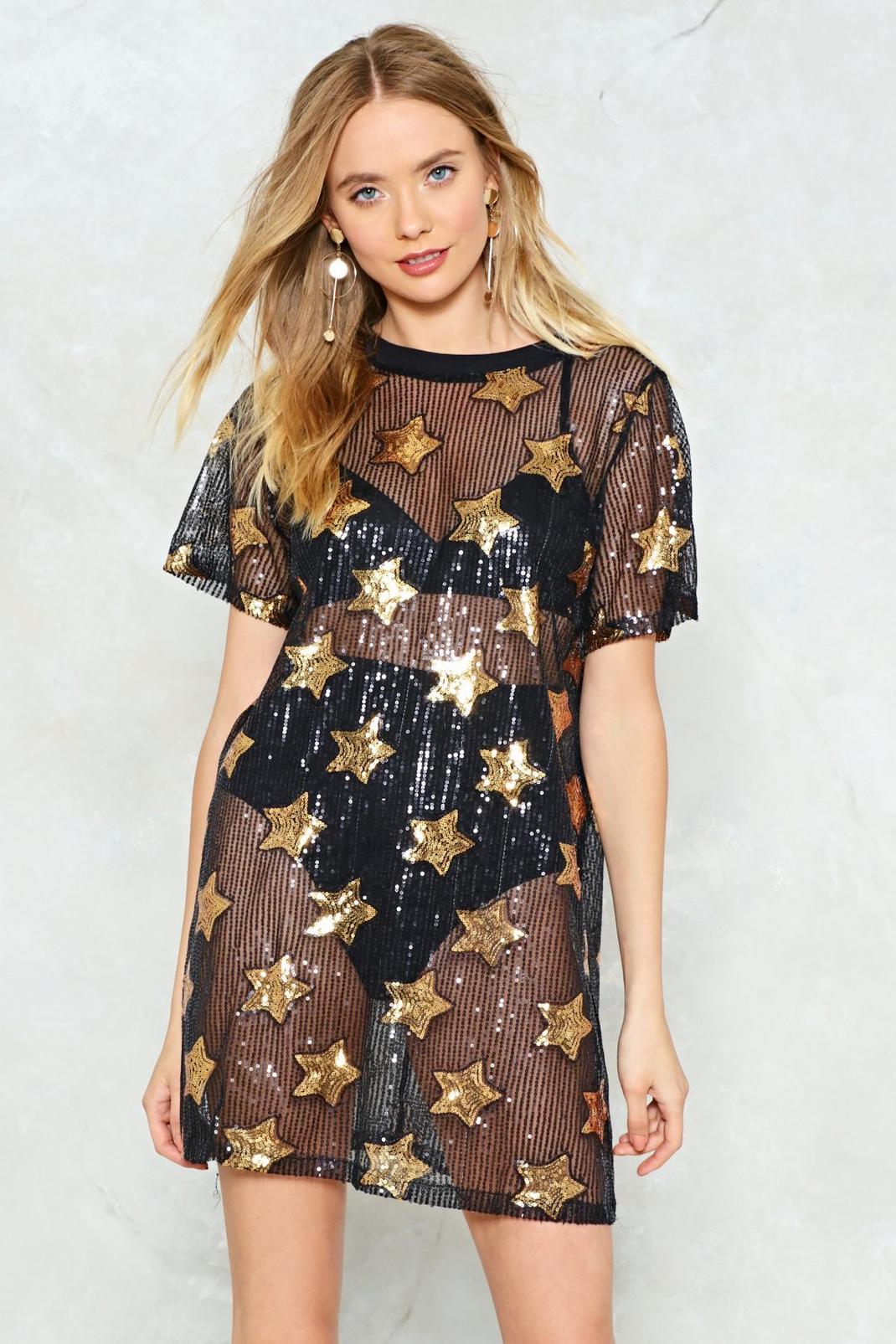 Searching for Satellites Sequin Dress image number 1