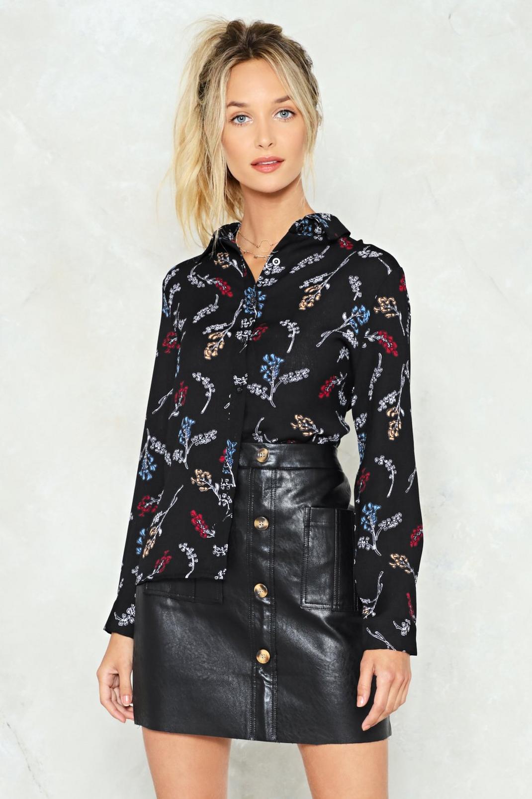 Meet Me in the Woods Floral Blouse image number 1