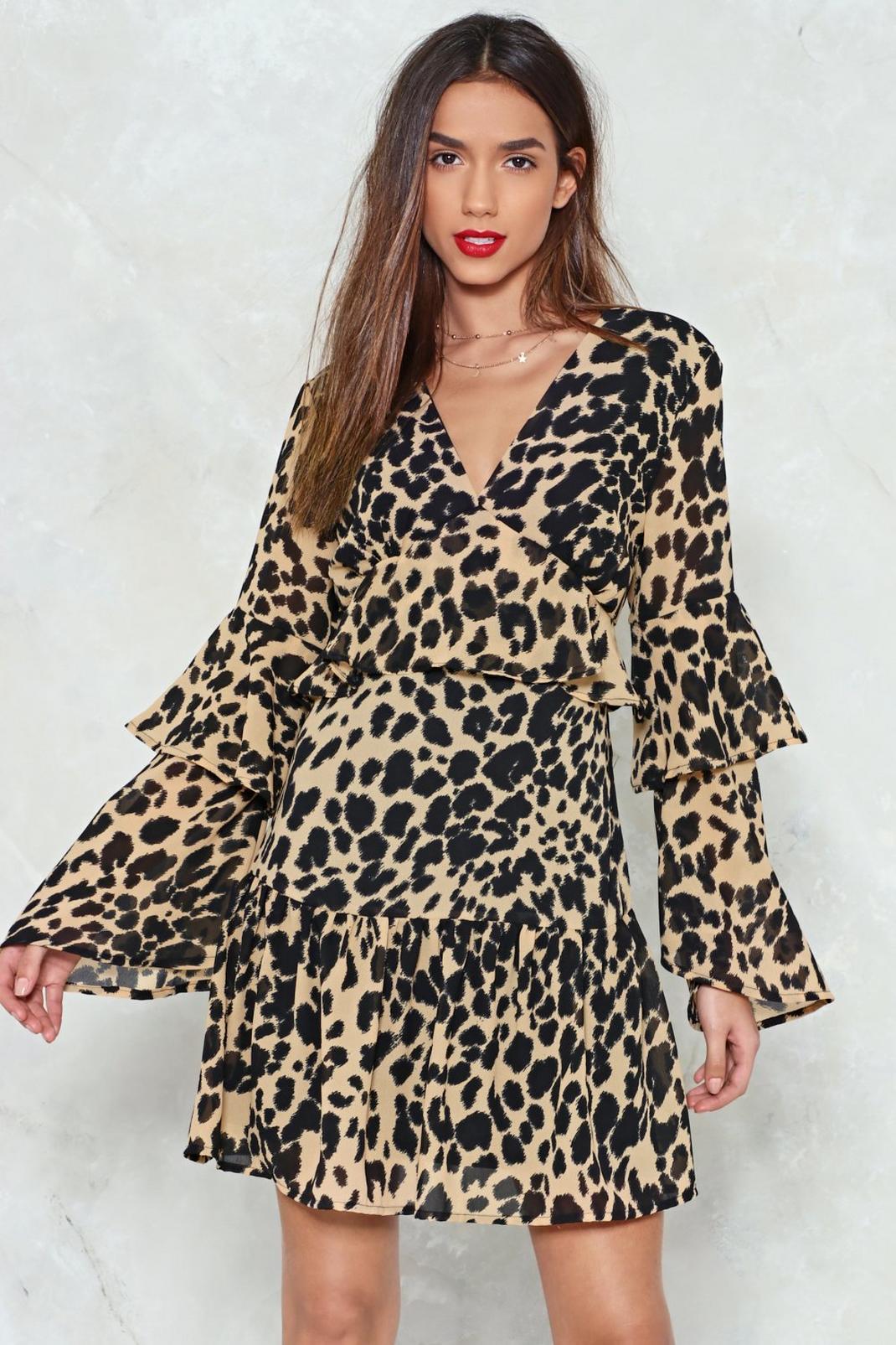 Ride the Wild Wind Leopard Dress image number 1