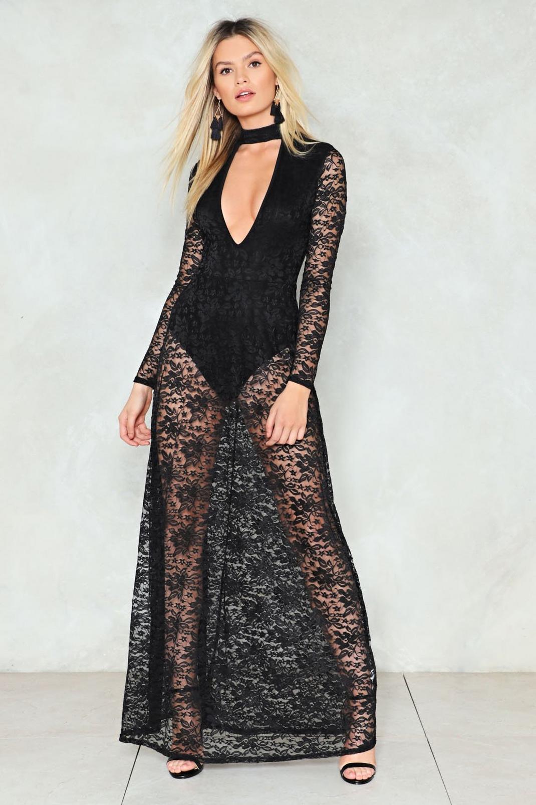 One Step A-Thread Maxi Dress image number 1