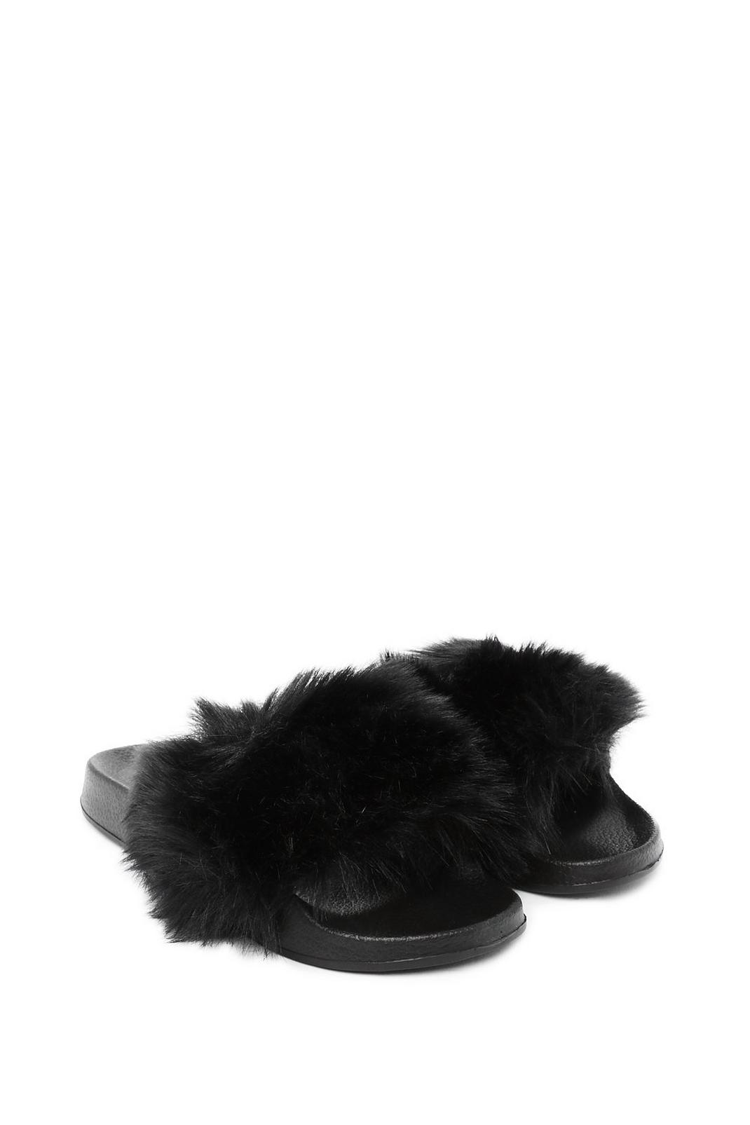 Fur Better Faux Fur Slide Sandal image number 1