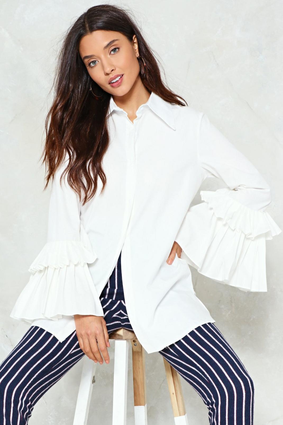 Oh Yes Pleat Longline Shirt image number 1