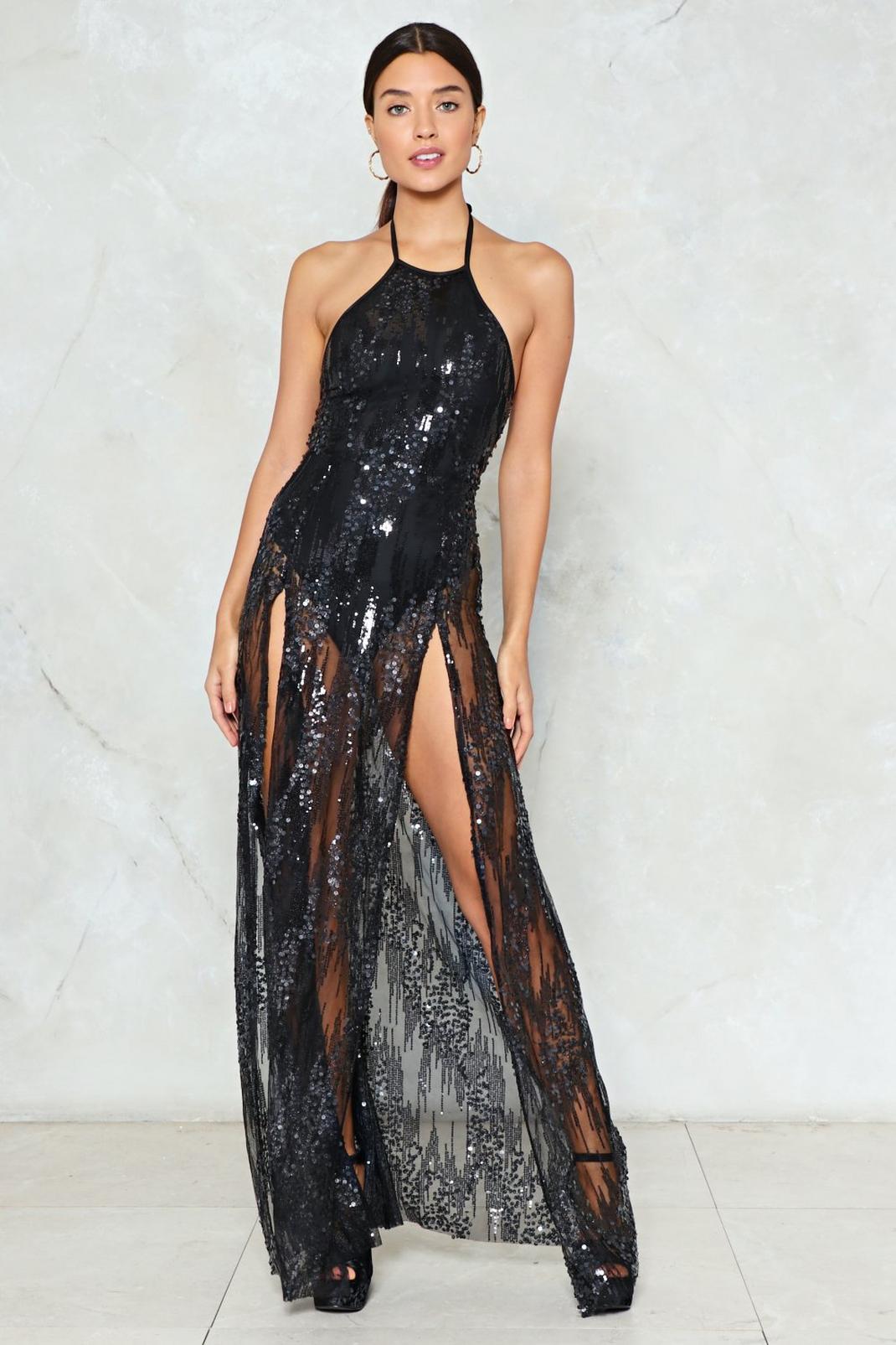 After the Glitter Fades Maxi Dress image number 1