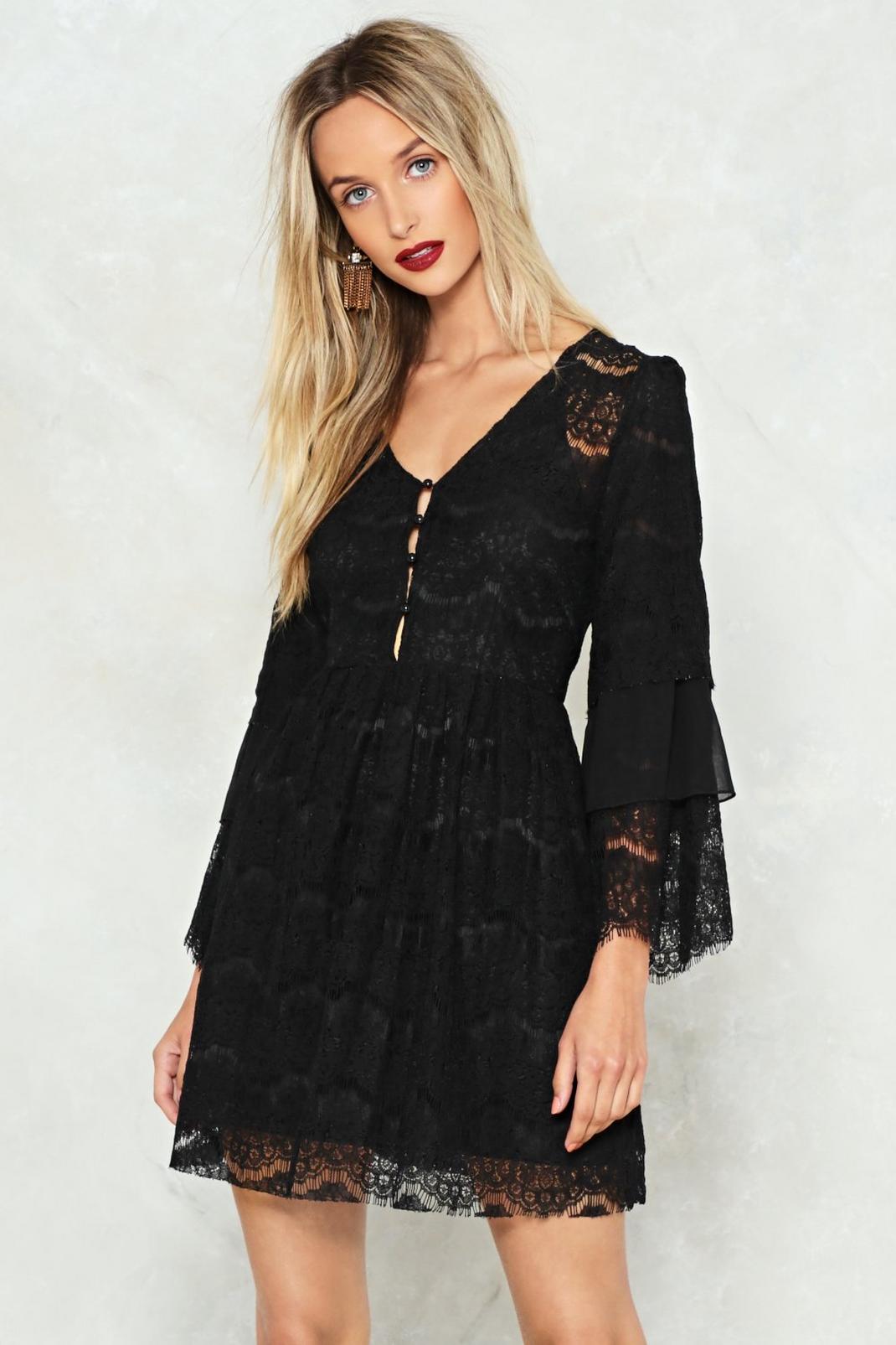 Stay the Night Lace Dress image number 1