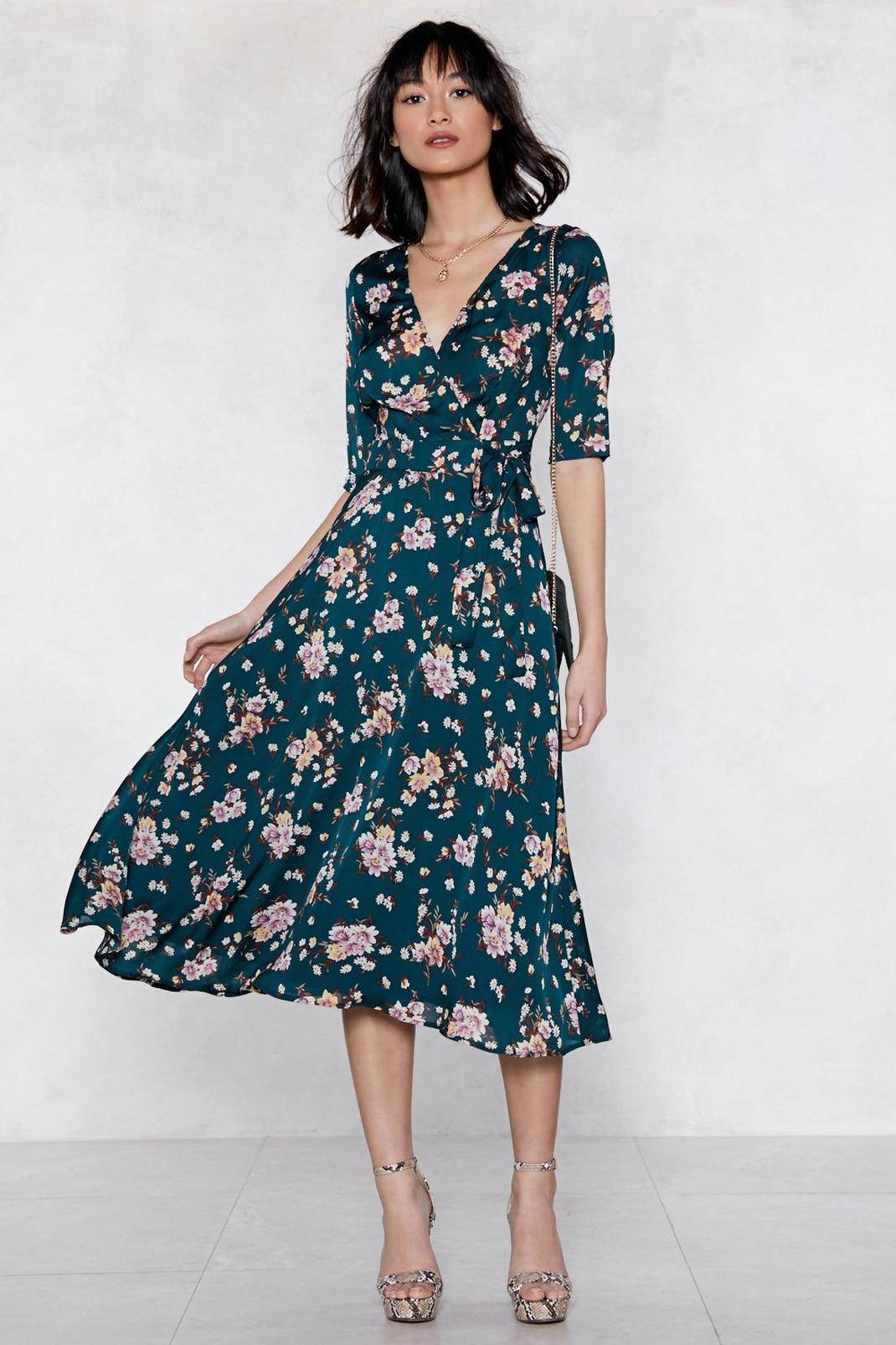 Grow With Me Floral Dress image number 1