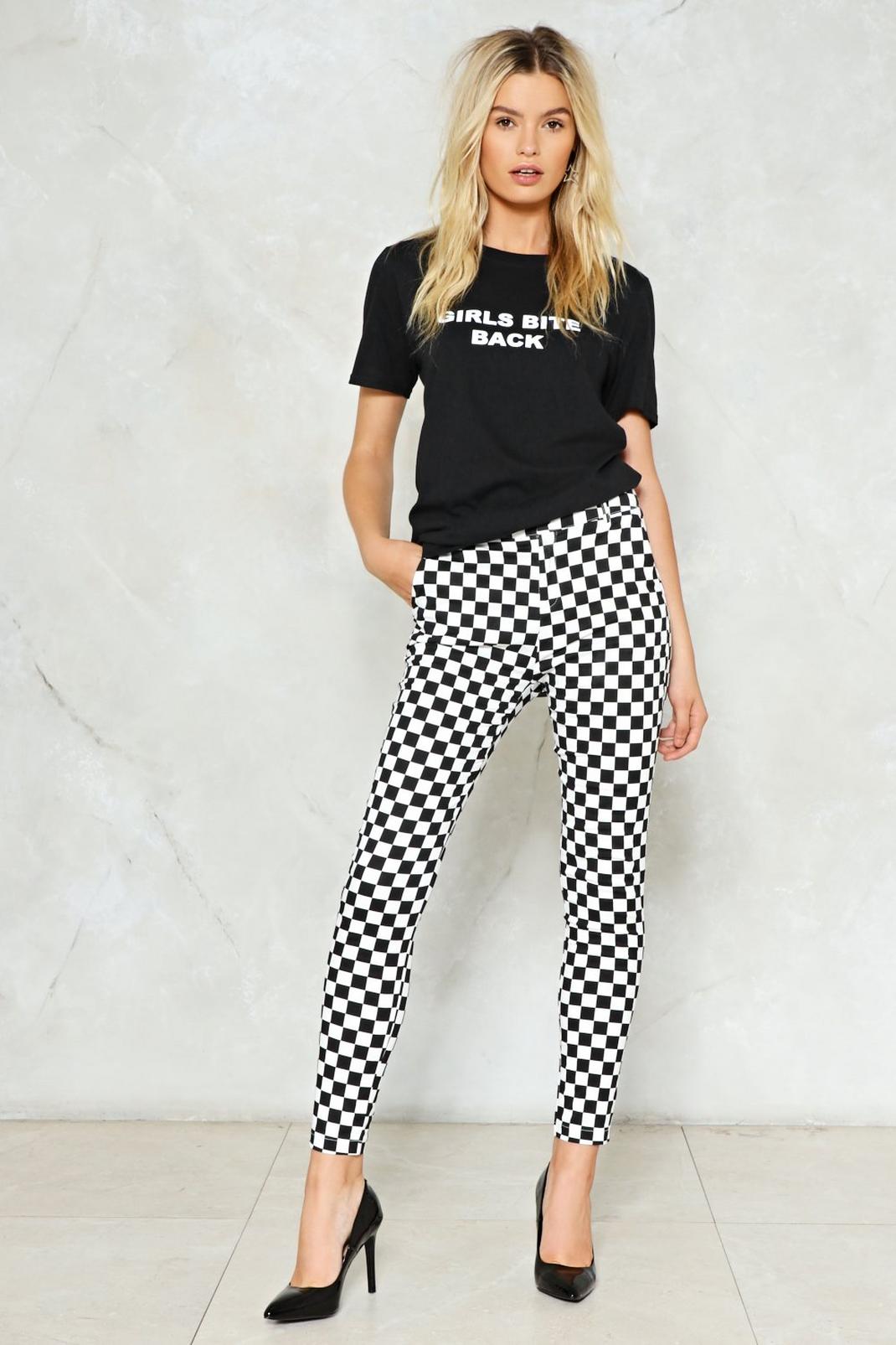 Check Please Checkerboard Pants image number 1
