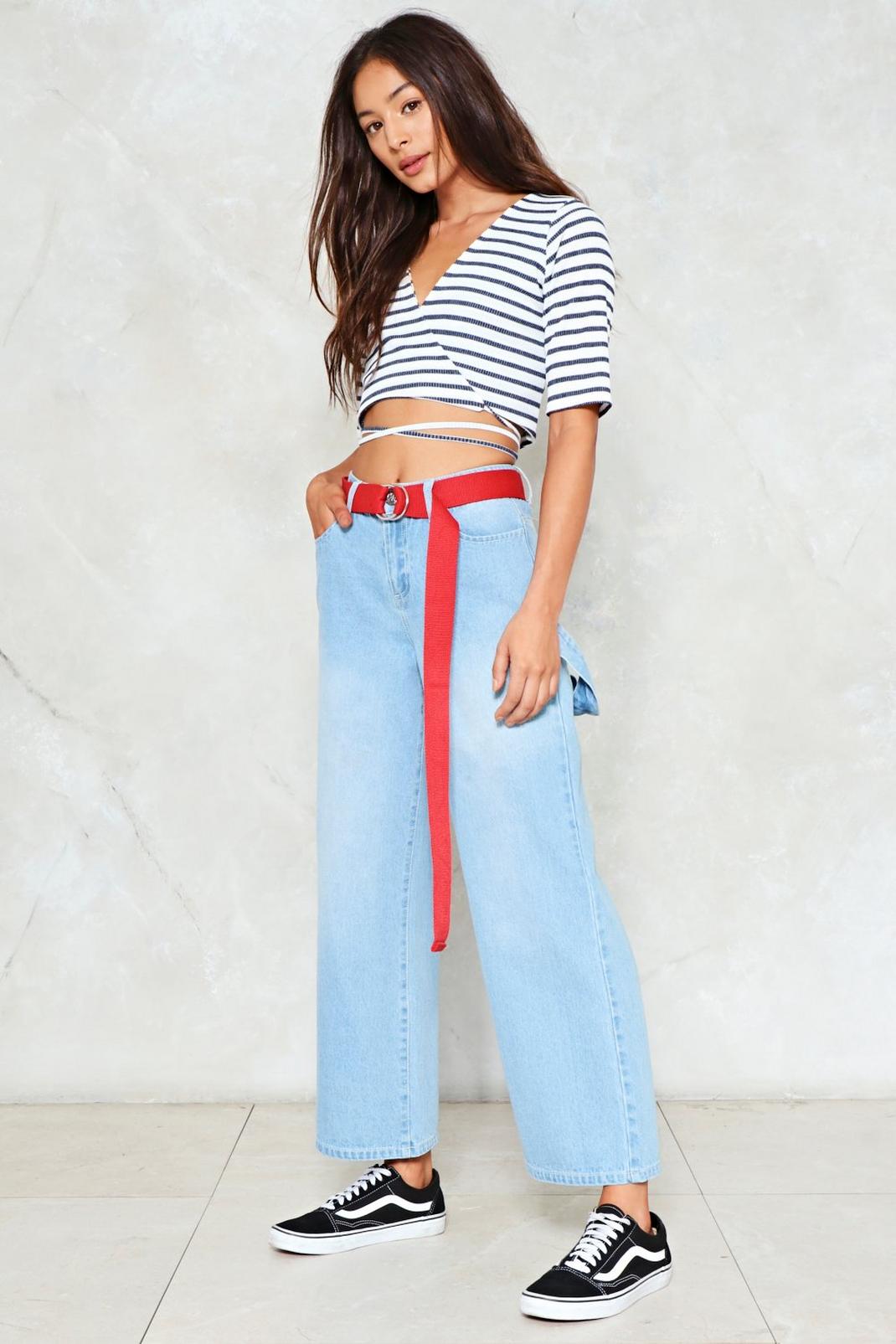 Walk the Plank Wide-Leg Jeans image number 1