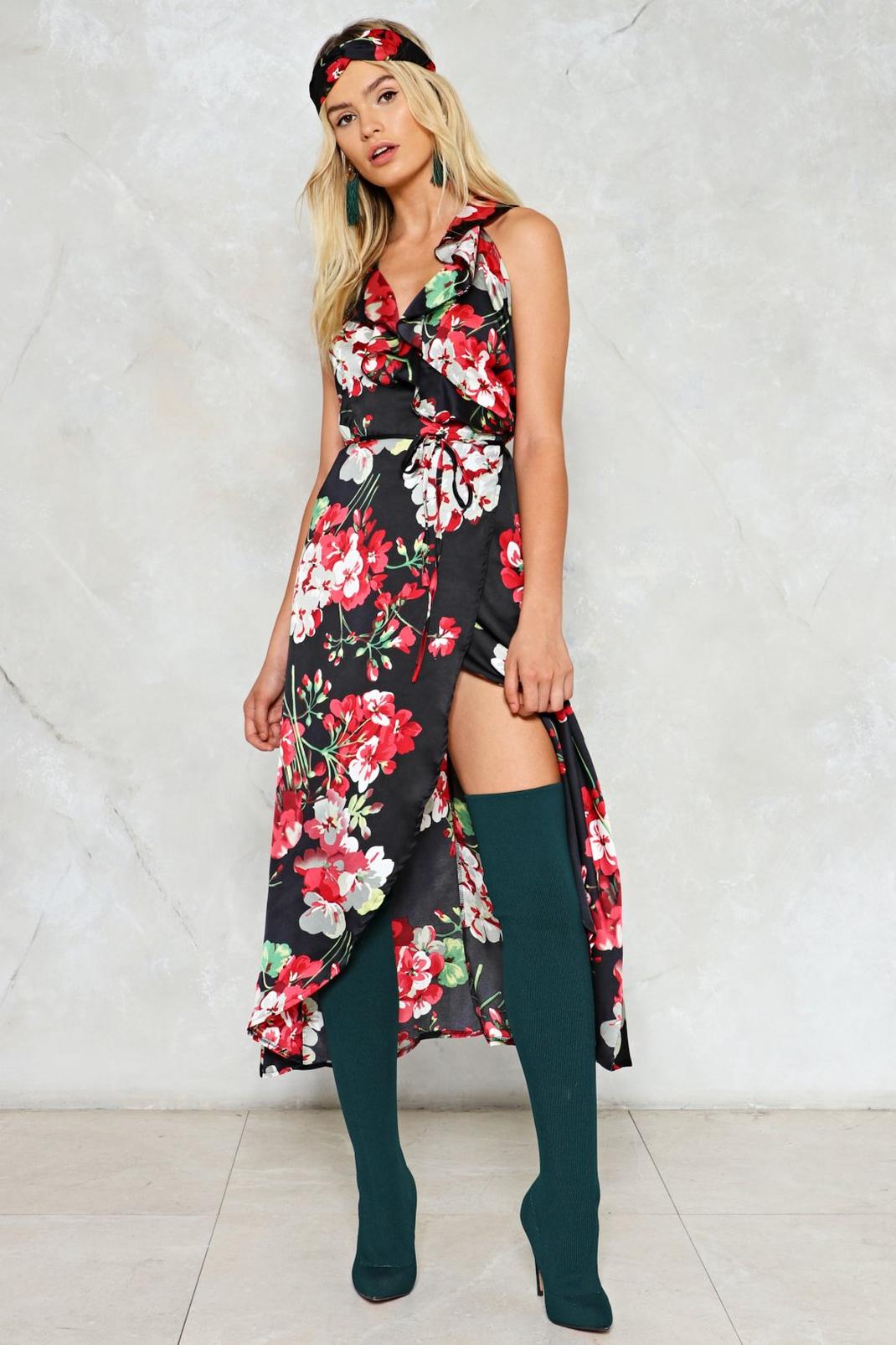 If Only Tonight We Could Sleep Floral Dress image number 1