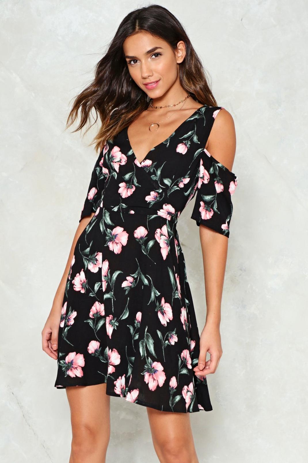 Hot Fun in the Summertime Floral Dress image number 1
