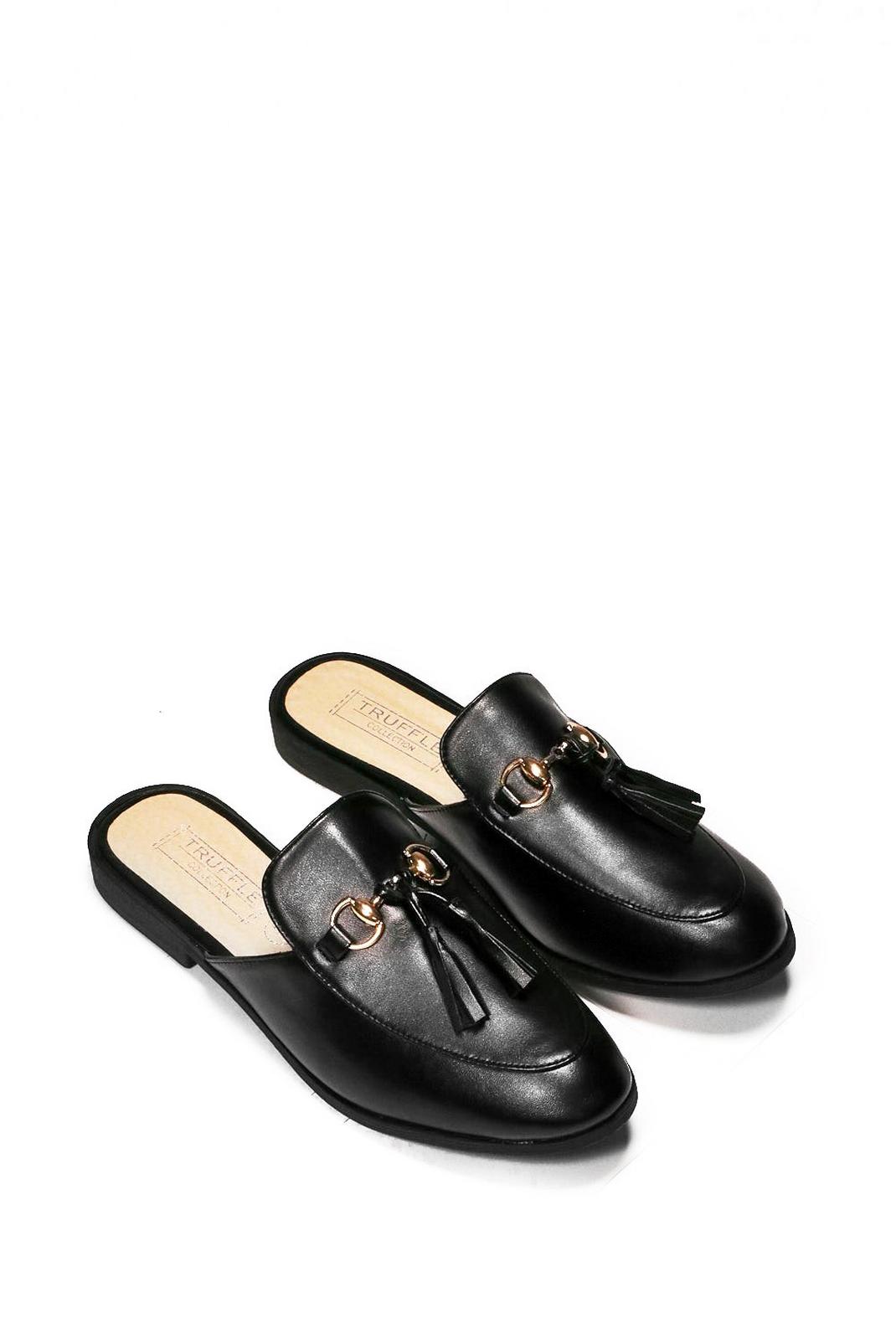 Dartmouth Faux Leather Loafer Mule image number 1