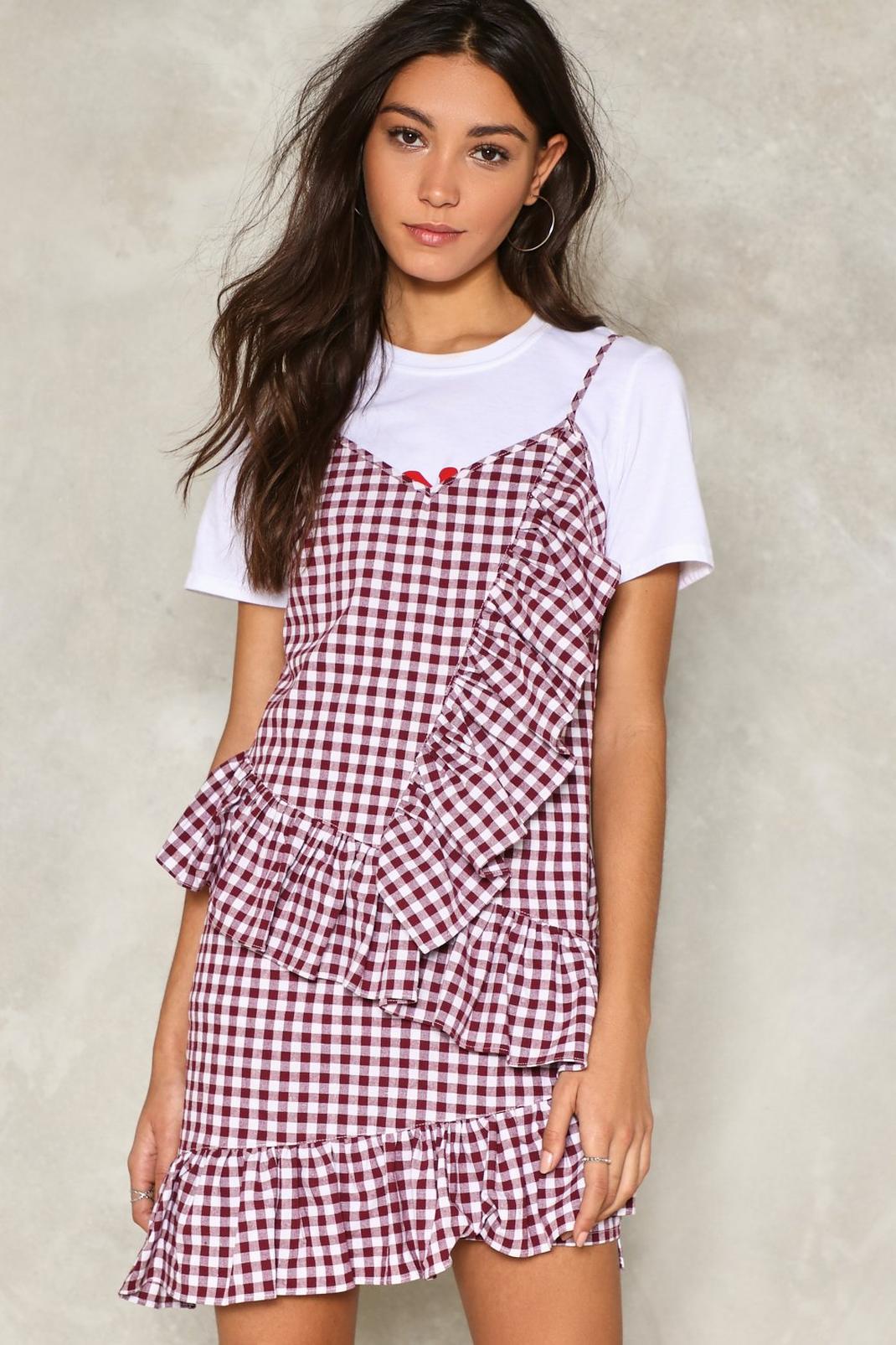 On Your Checklist Gingham Dress image number 1