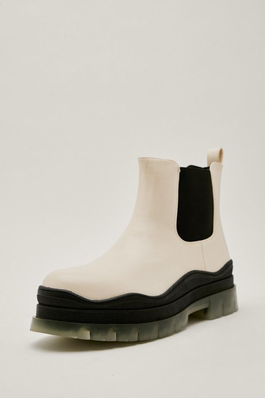 Contrast Ice Sole Chelsea Boots 1