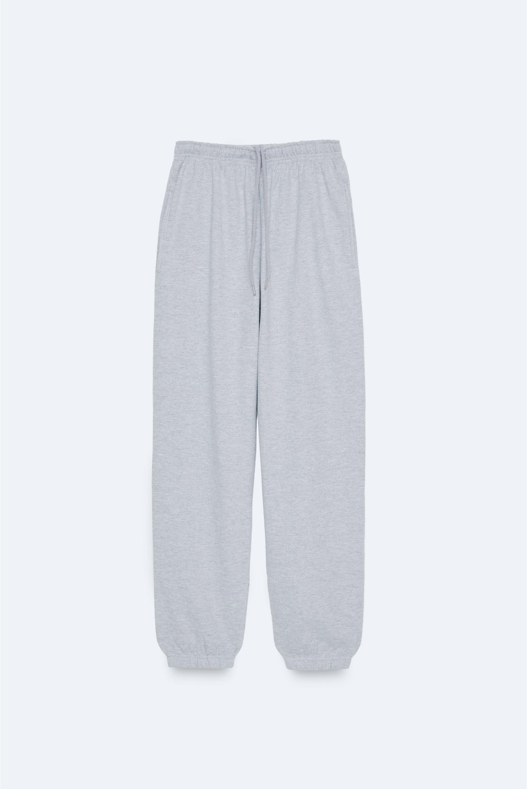High Waisted Loose Fit Cuffed Joggers