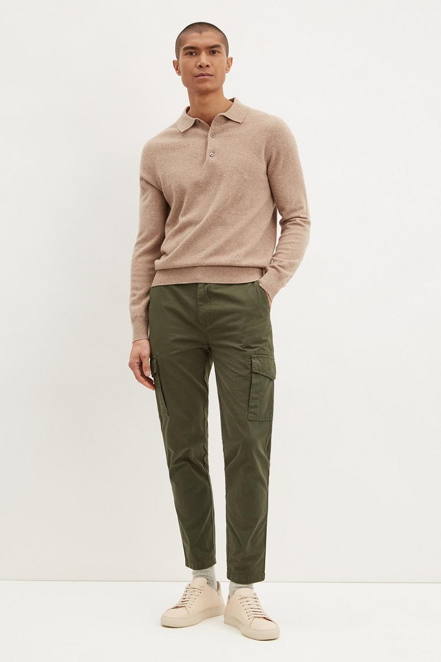 Ripstop Skinny Cargo Trousers