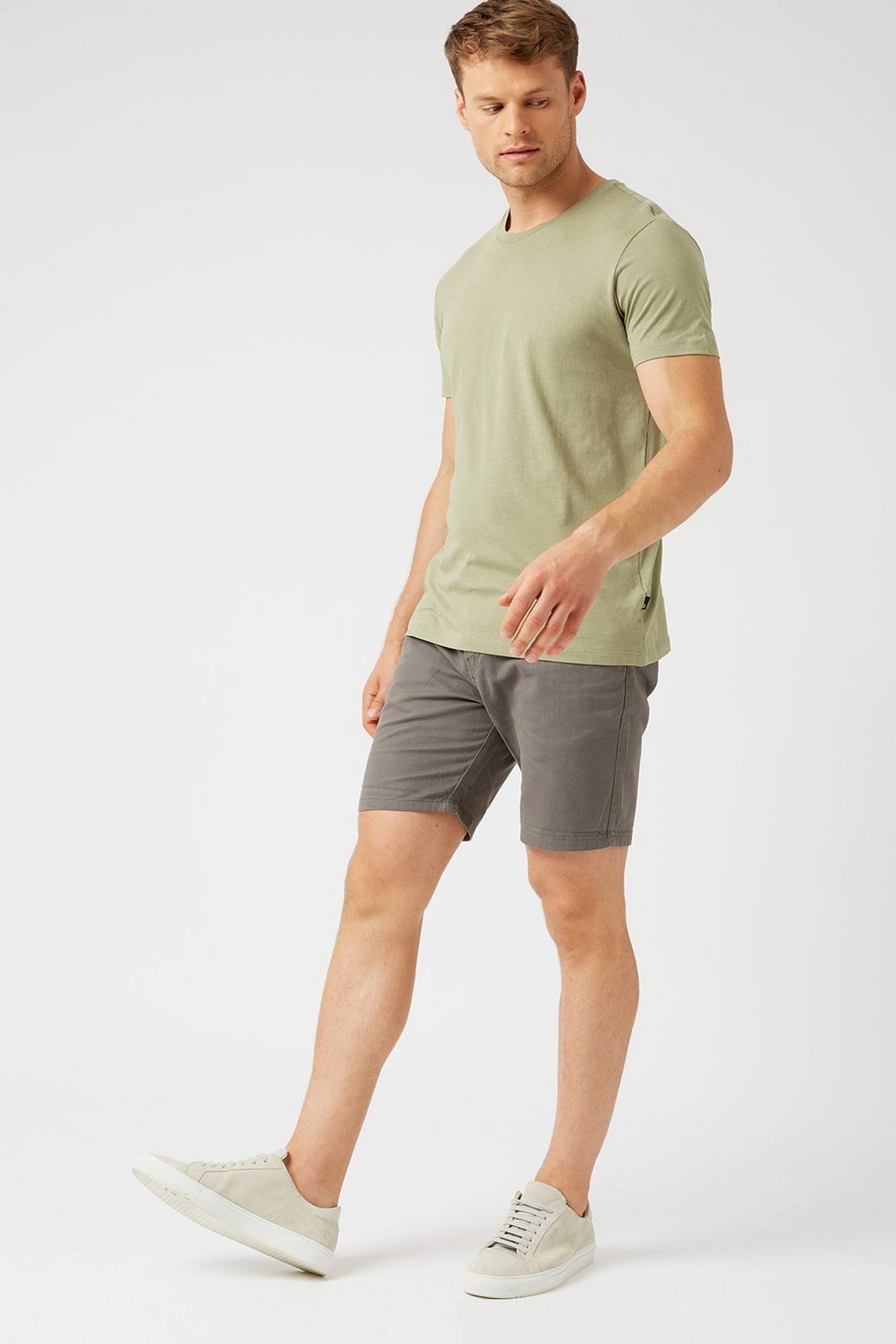 Khaki Organic T-shirt | Burton UK