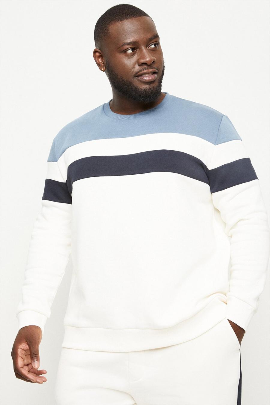 Plus & Tall Colour Block Sweatshirt