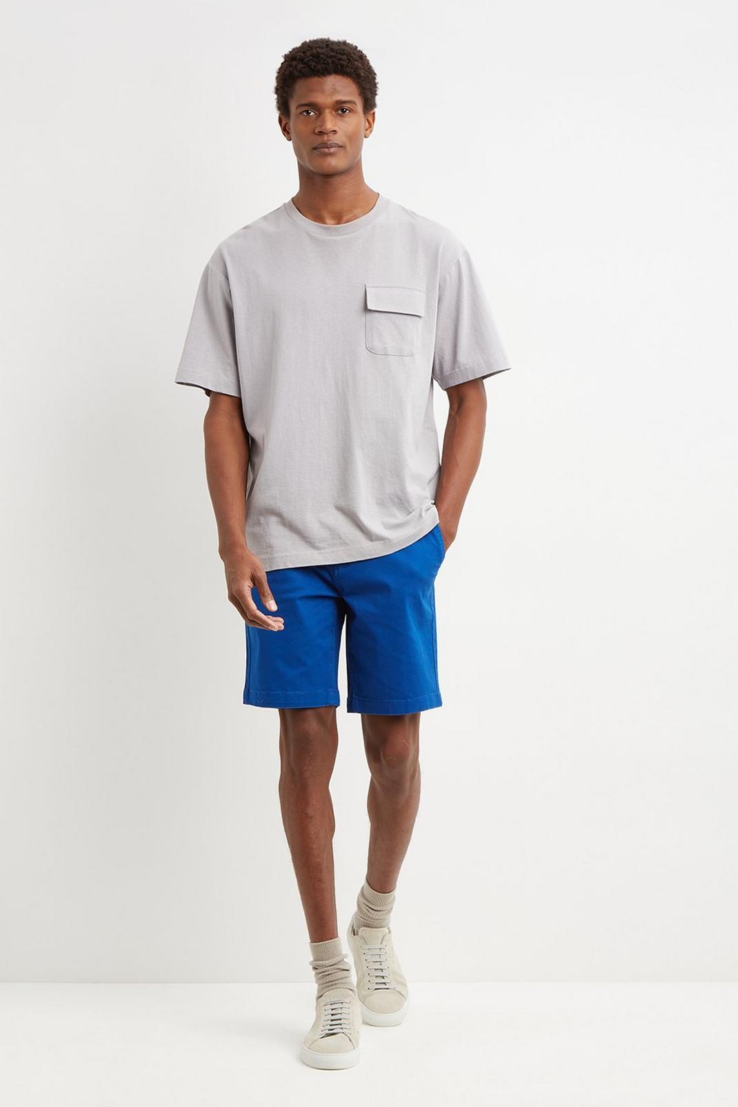 Moroccan blue Classic Chino Shorts image number 1