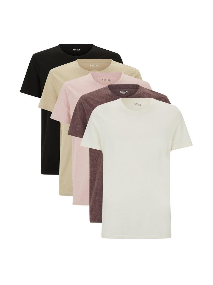 5 Pack Assorted Colour Tshirts