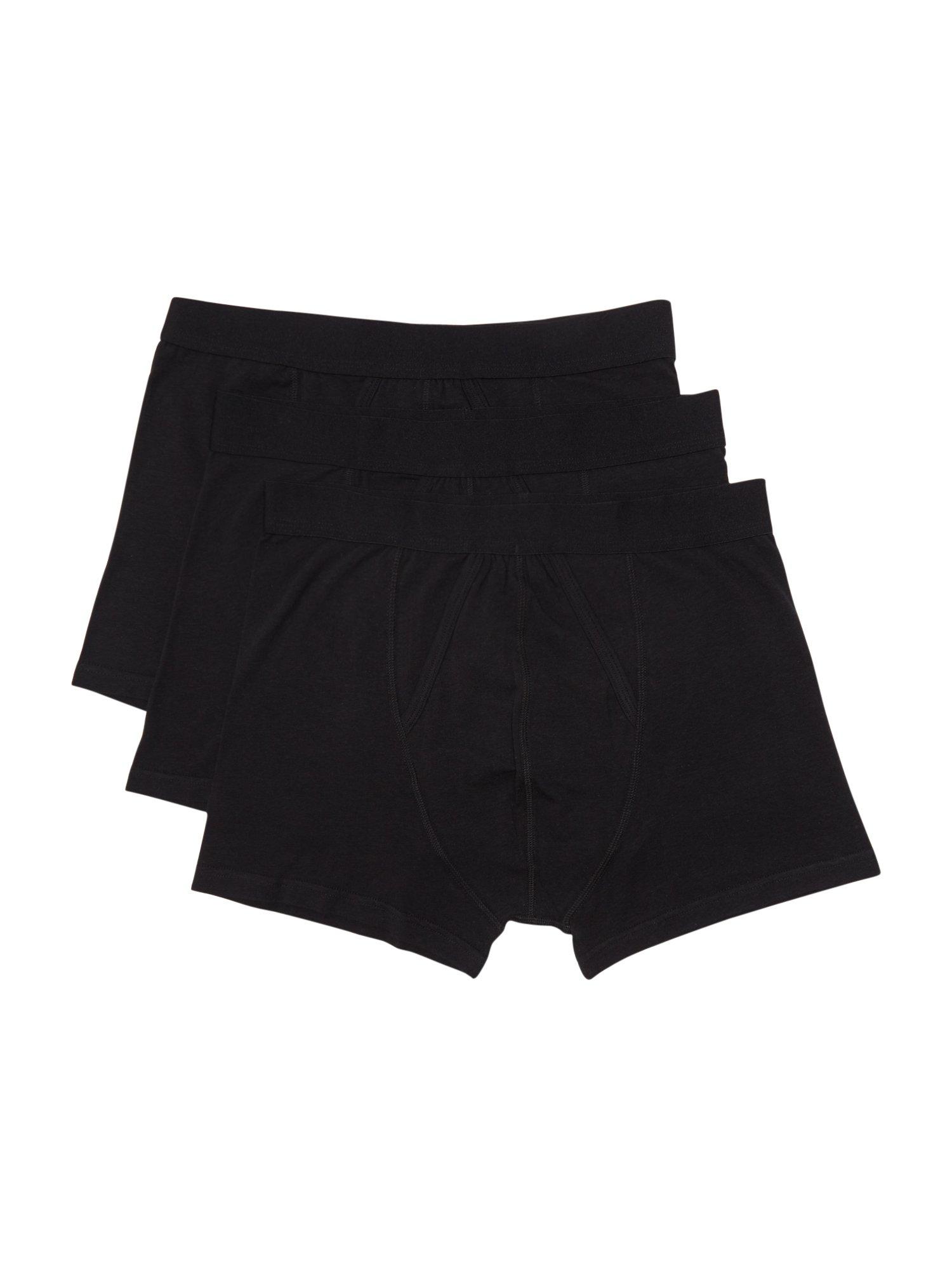 3 Pack Black Trunks | Burton UK