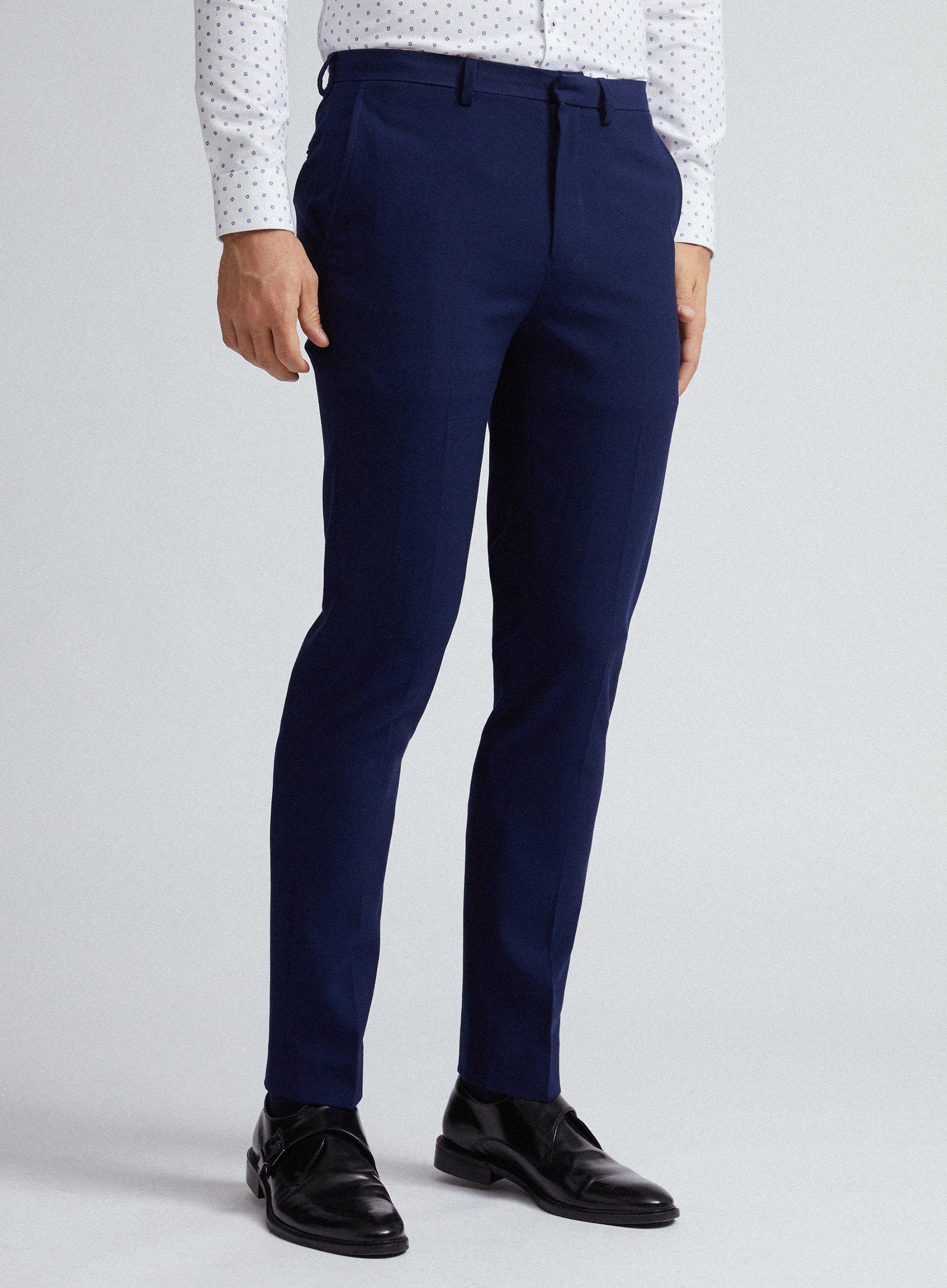 slim leg suit trousers