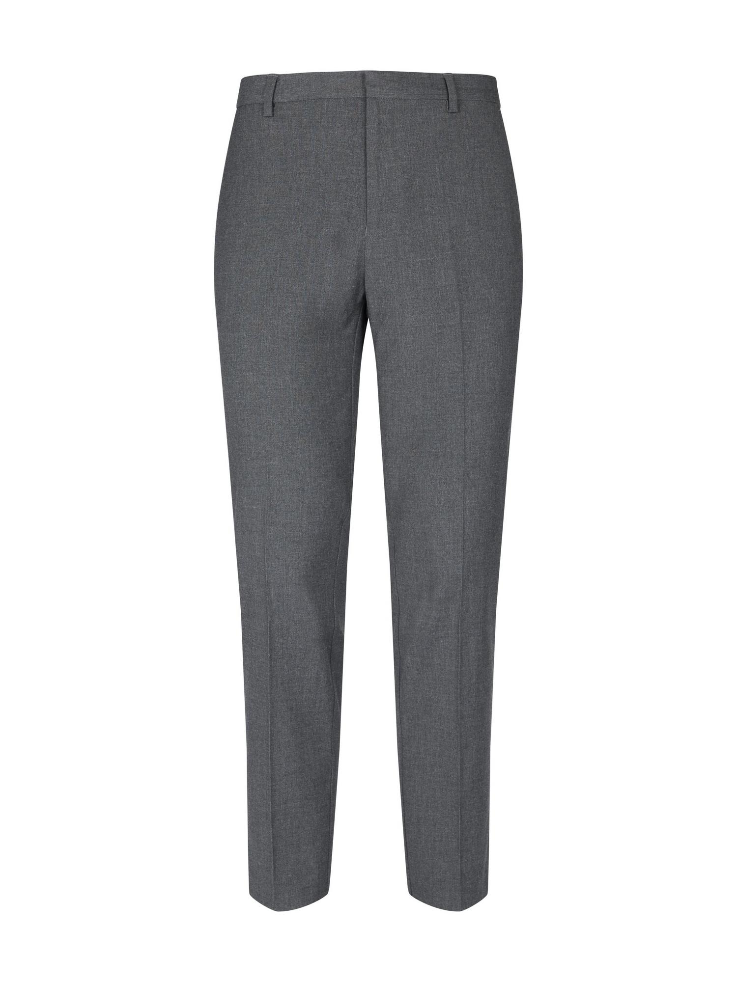 Mid Grey Skinny Fit Trousers With Recycled Polyest | Burton UK