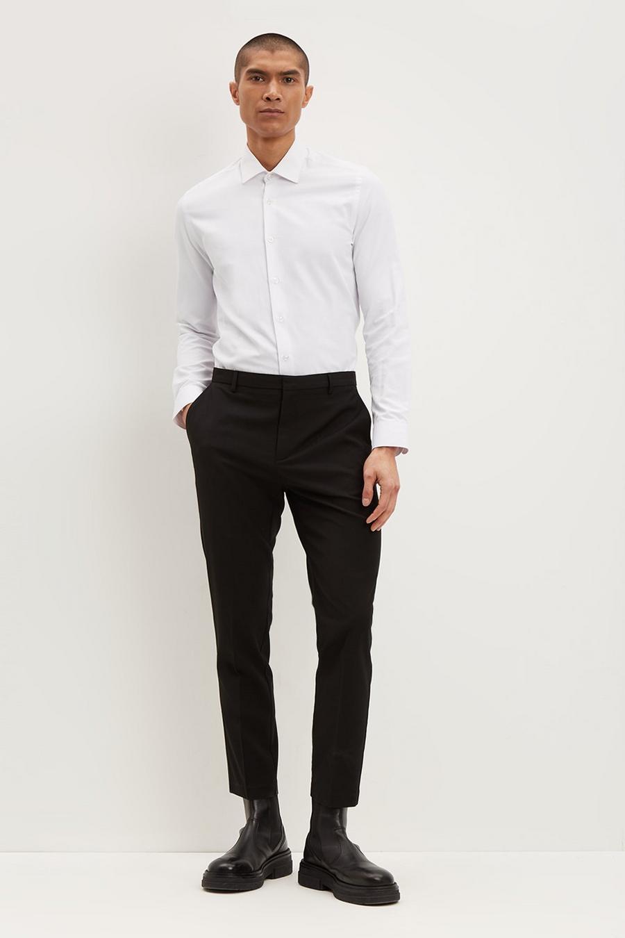 Black Super Skinny Fit Recycled Trousers