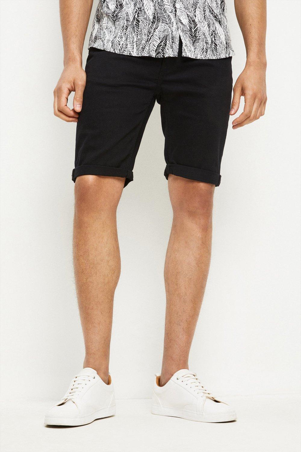 burton denim shorts