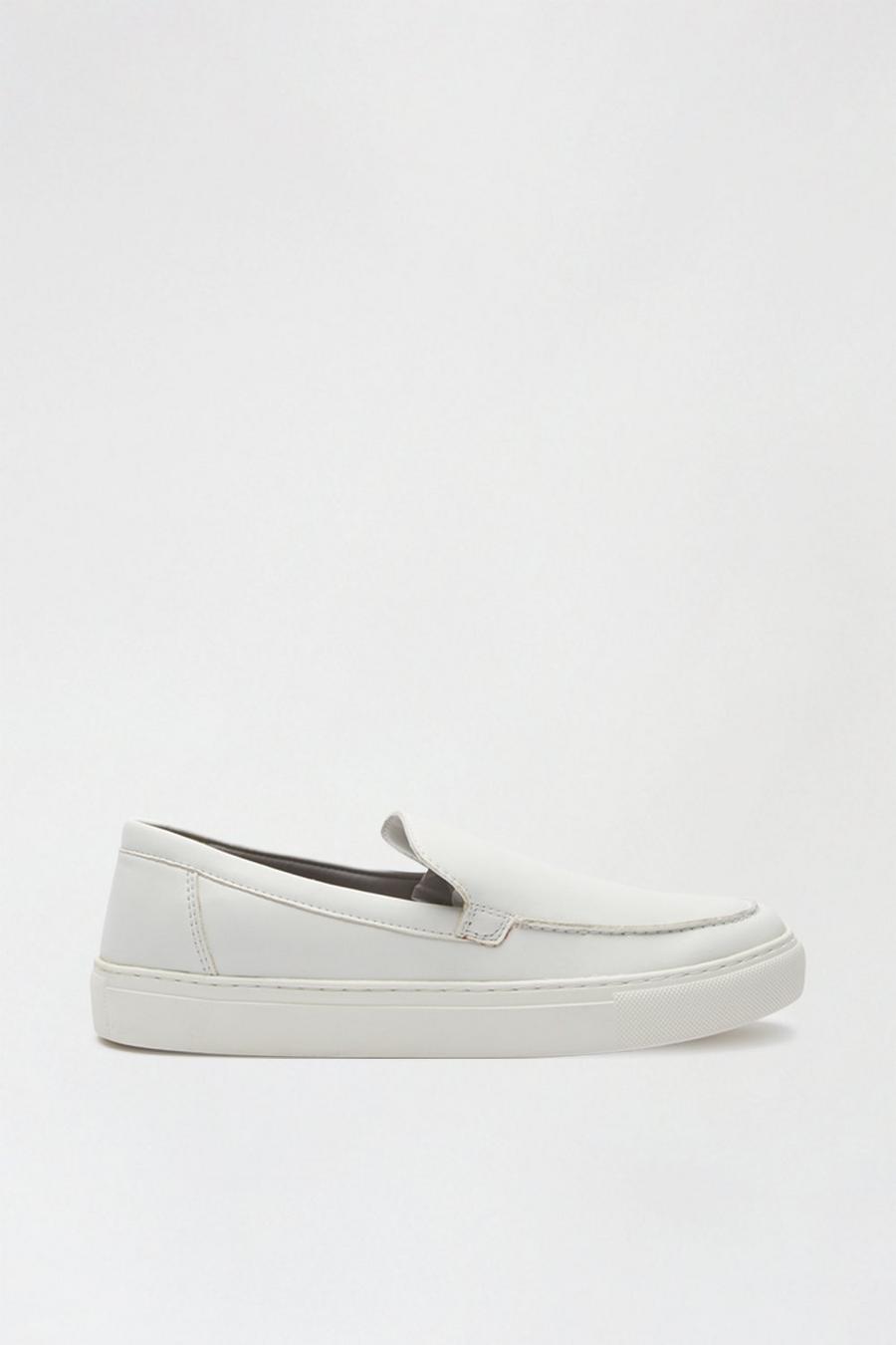 Suede Look Slip On Shoes