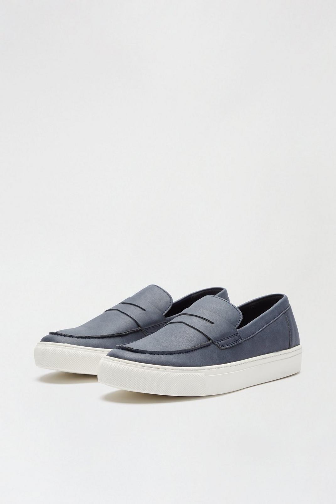 148 Suede Look Slip On Shoes image number 2